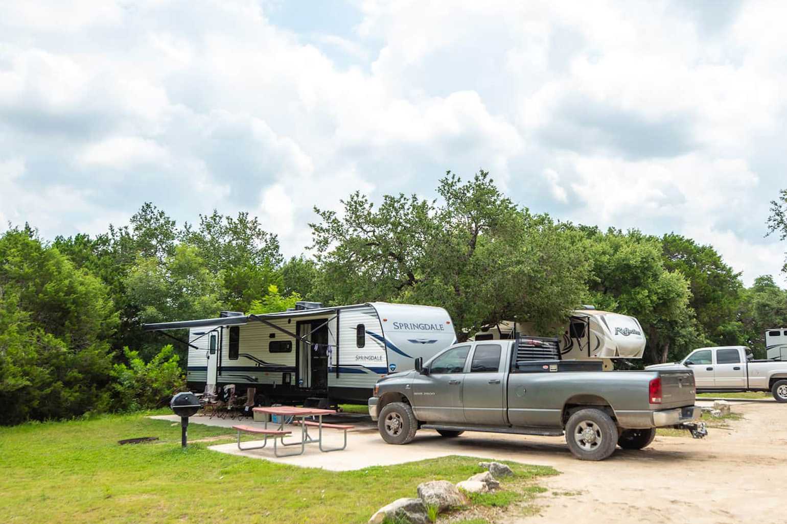 Red Carpet Back-In RV Site