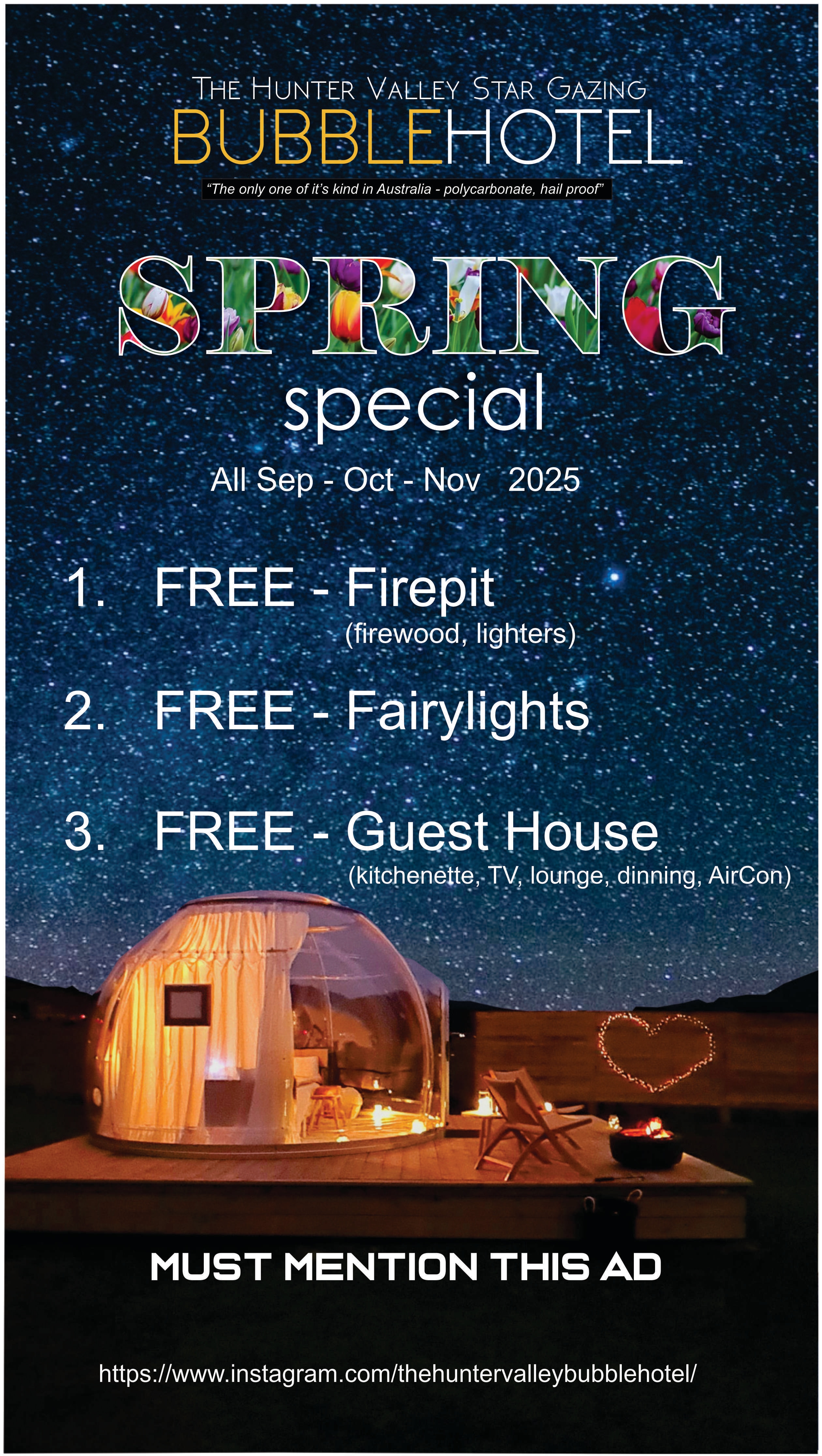 STAR GAZING BUBBLE HOTEL