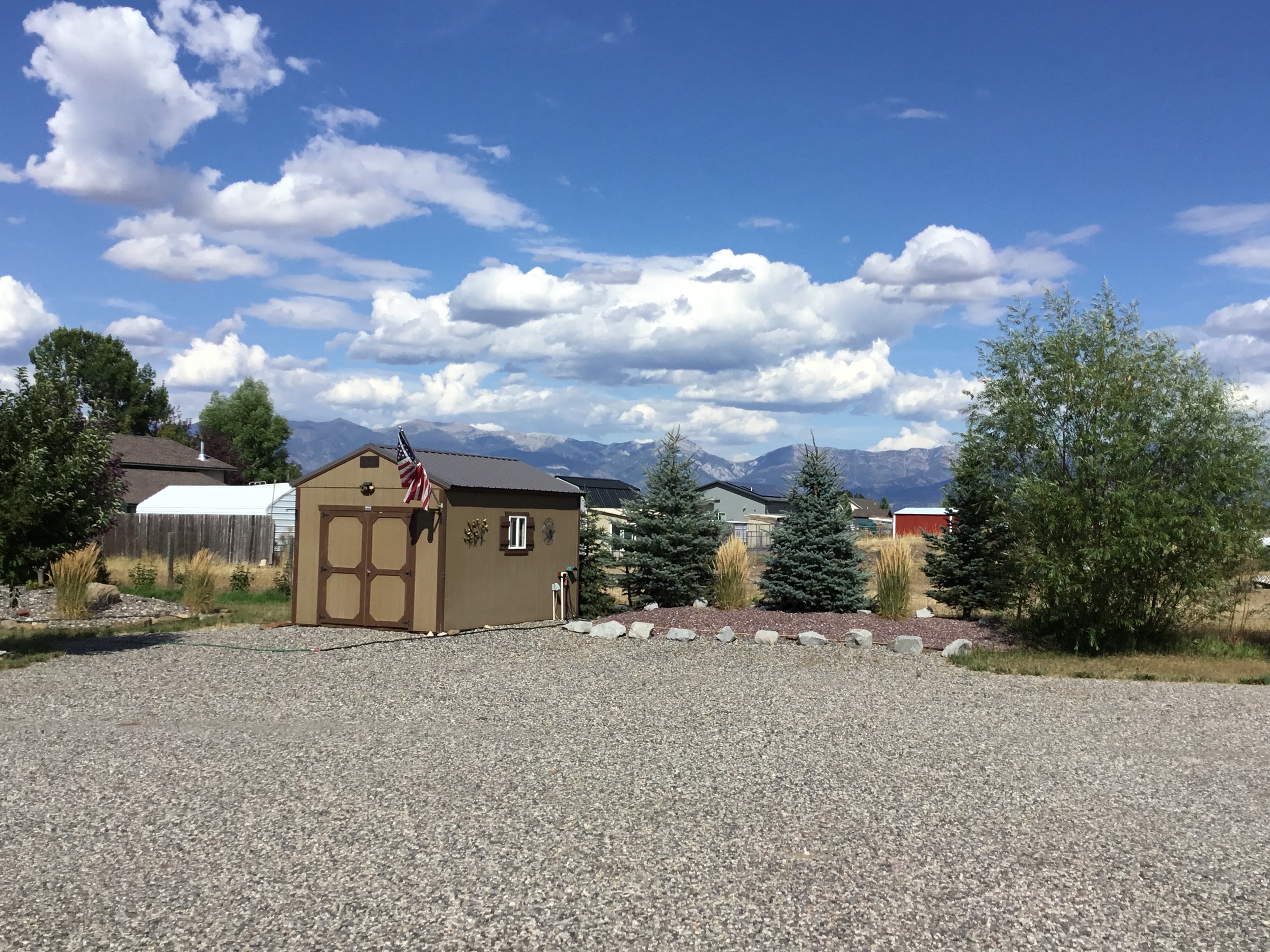 Views of the Bridger Mountain Range 