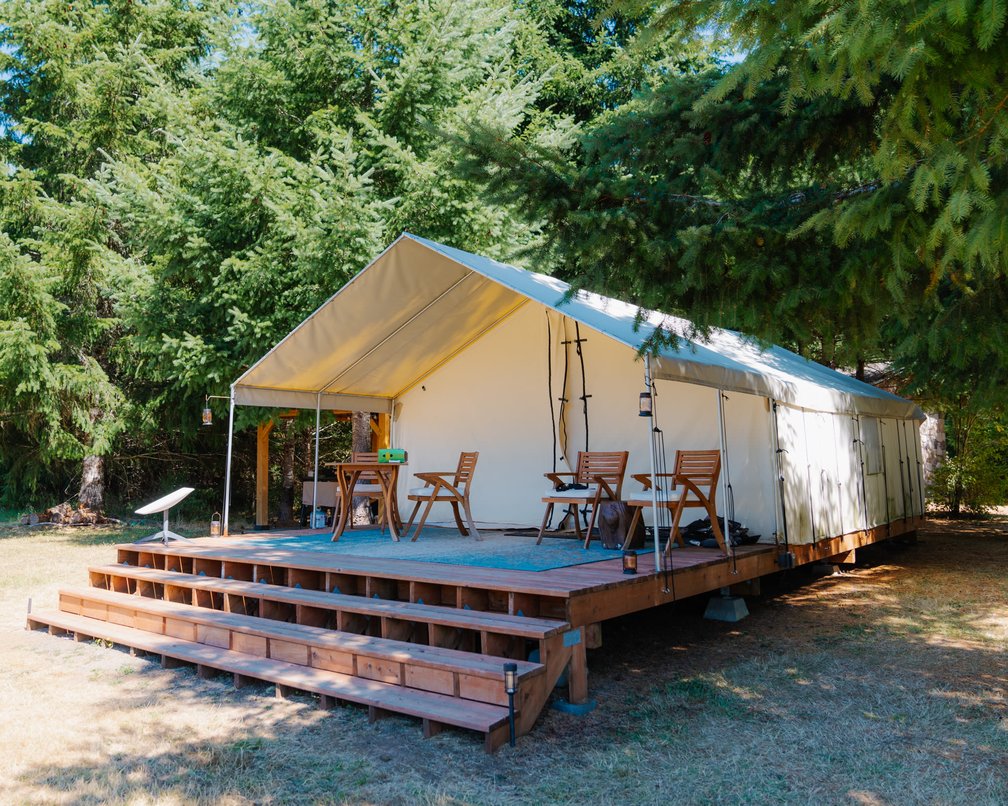 Front of Tent