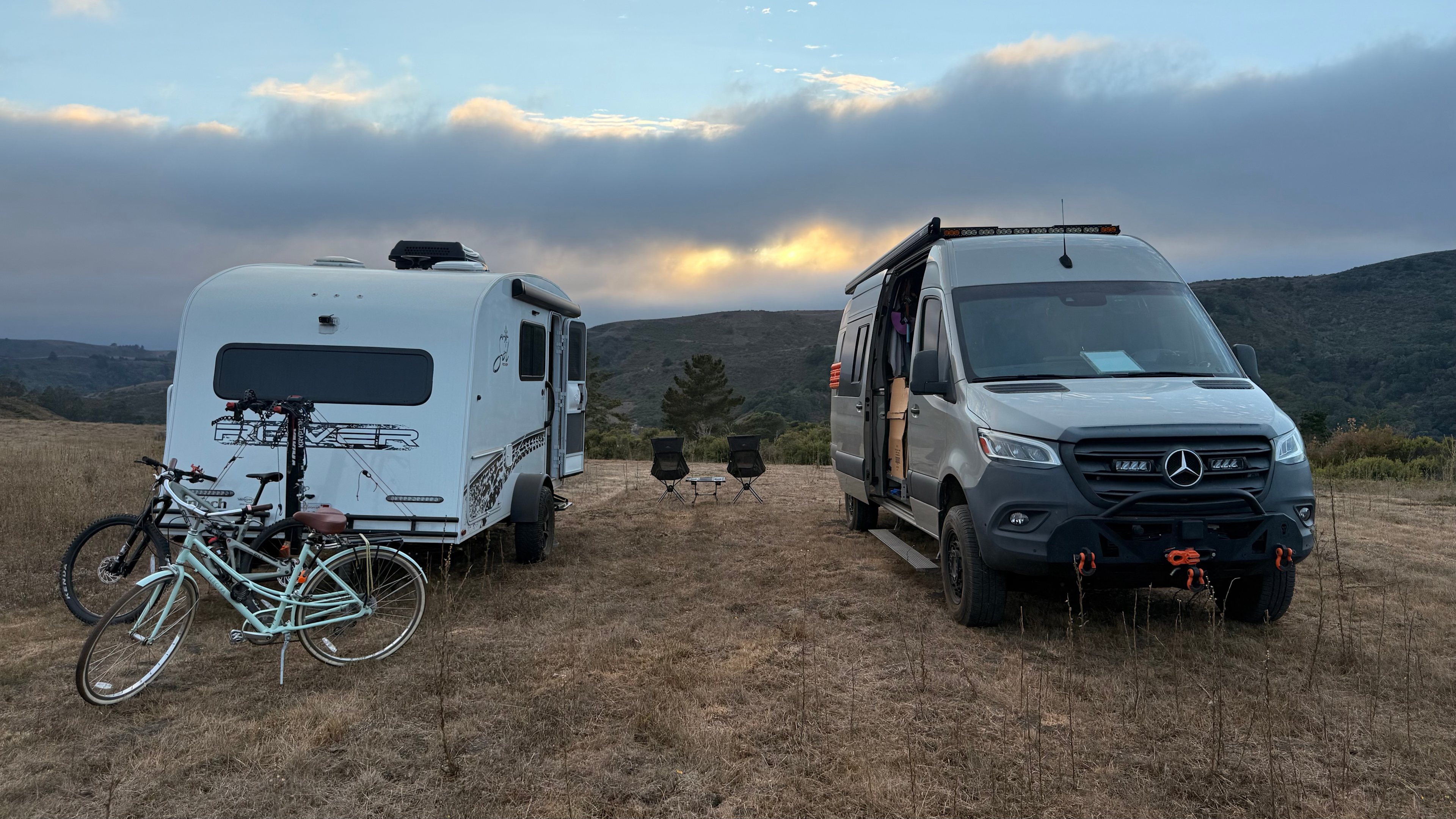 The Meadows is an expensive open field, with a beautiful view of the sunset
