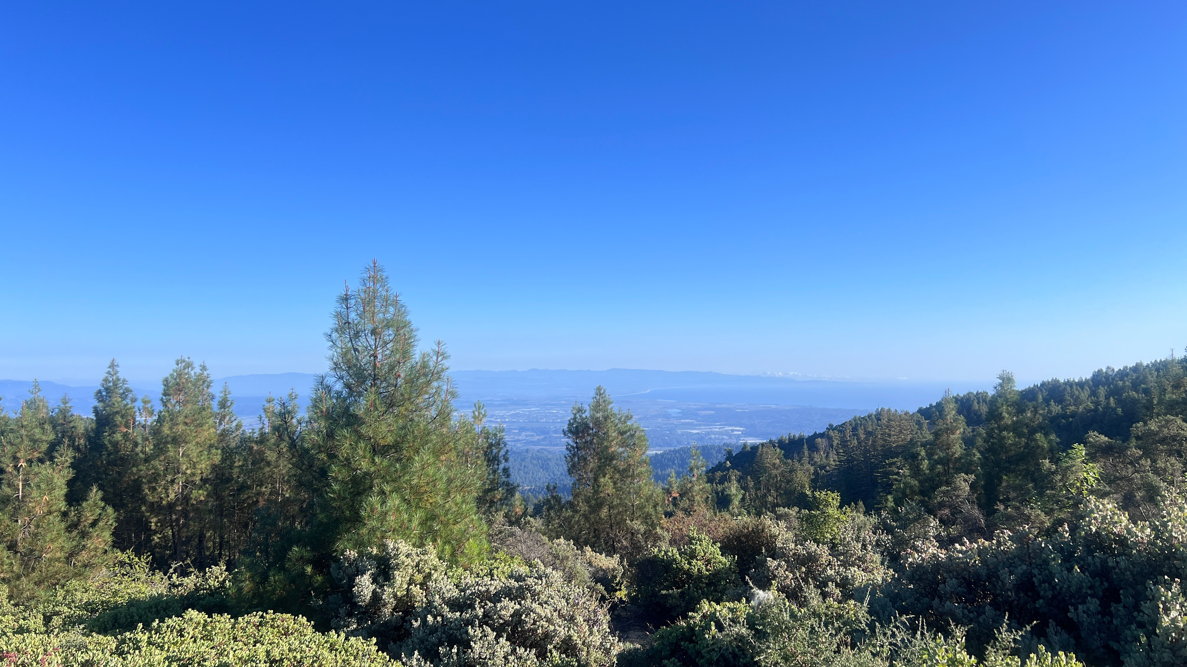 South over Watsonville and the bay