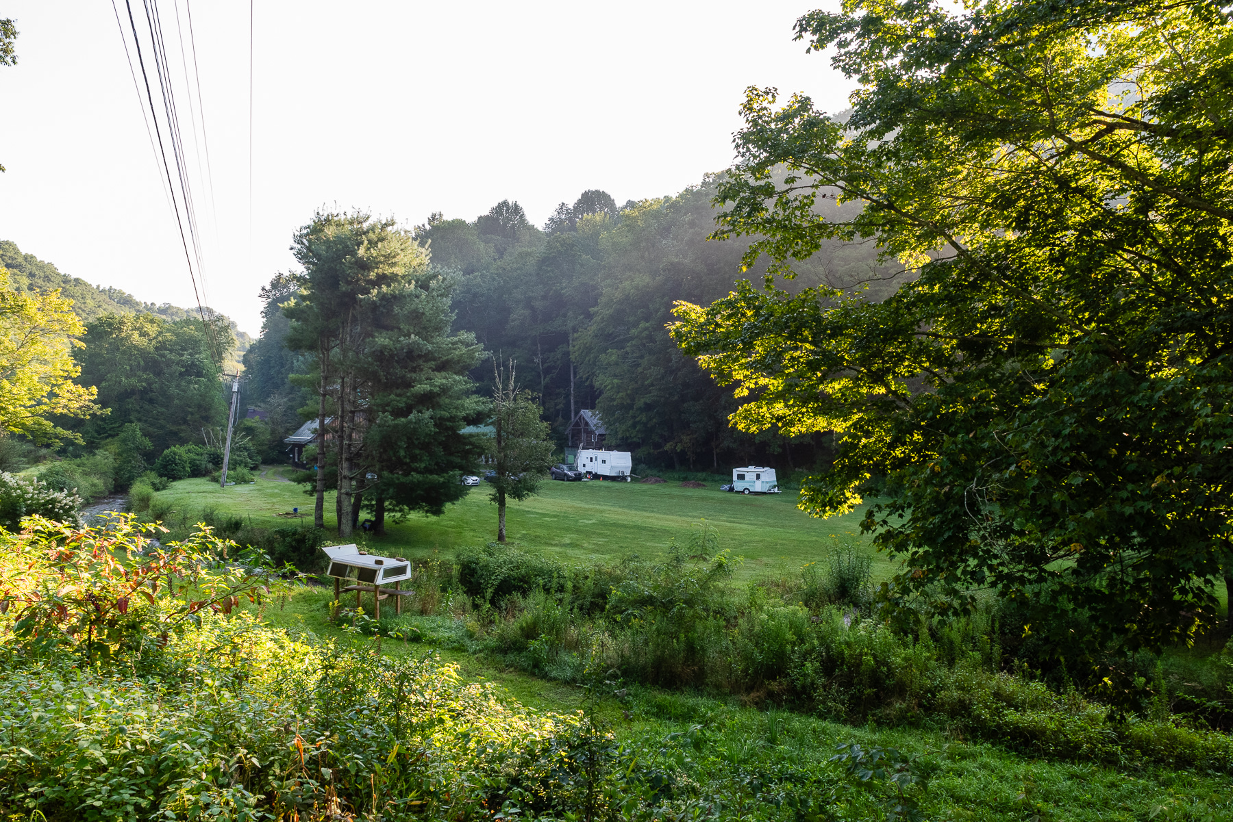 Inner Wolf Retreat overview, facing north