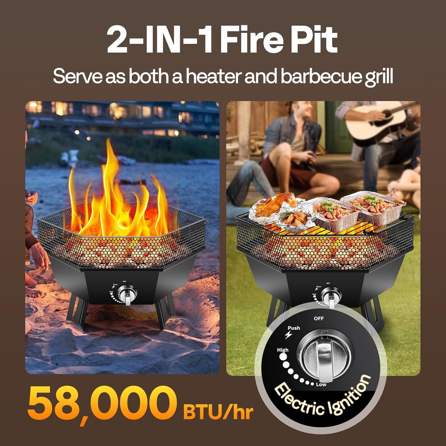 FIRE BAN HOLIDAY SPECIAL: FREE USE OF THIS PROPANE FIRE PIT STOVE. PAY ONLY 410.00 FOR  1 GALLON PROPANE TANK
