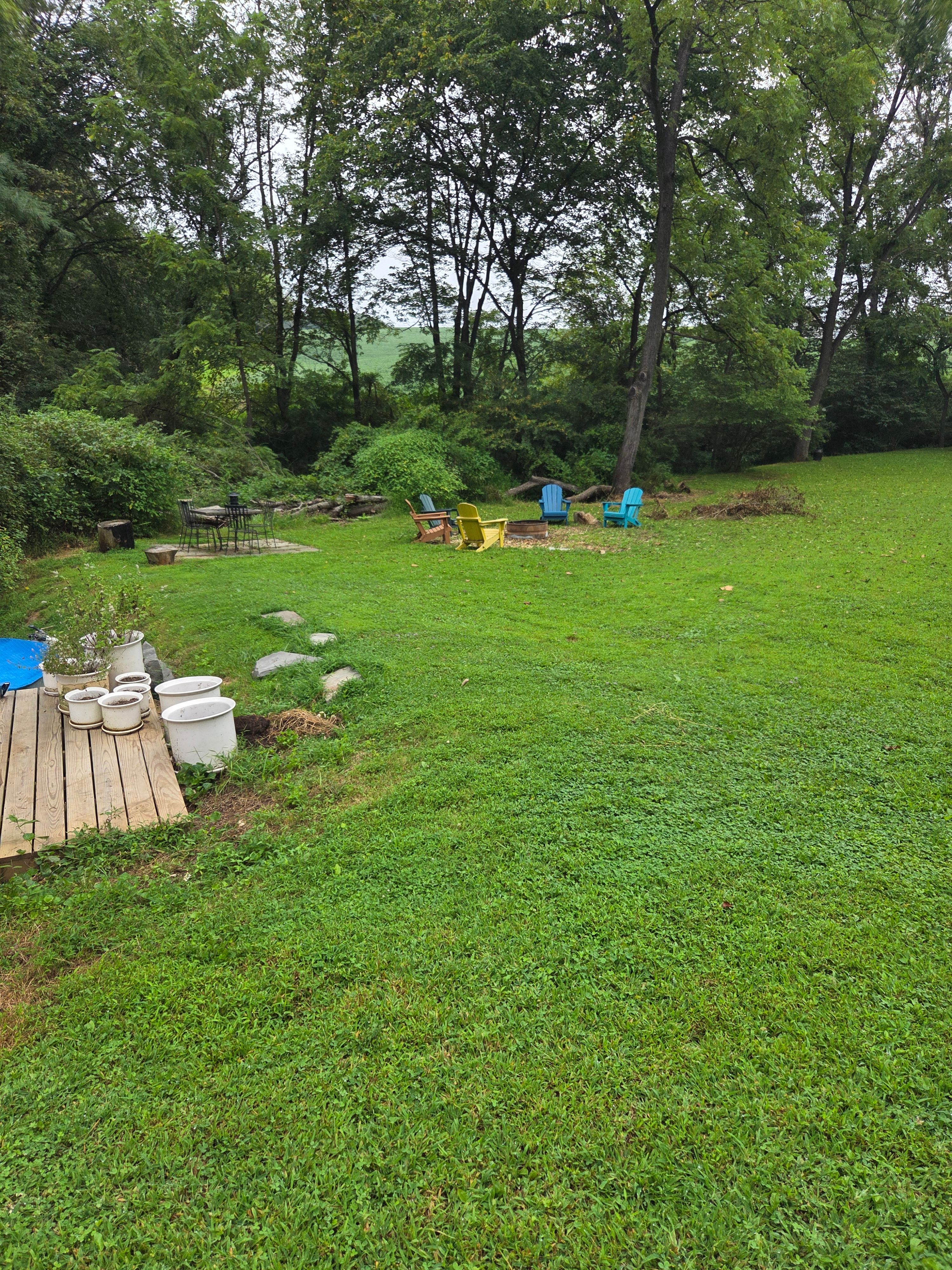 In the Distance Chairs and maybe a Fire Pit