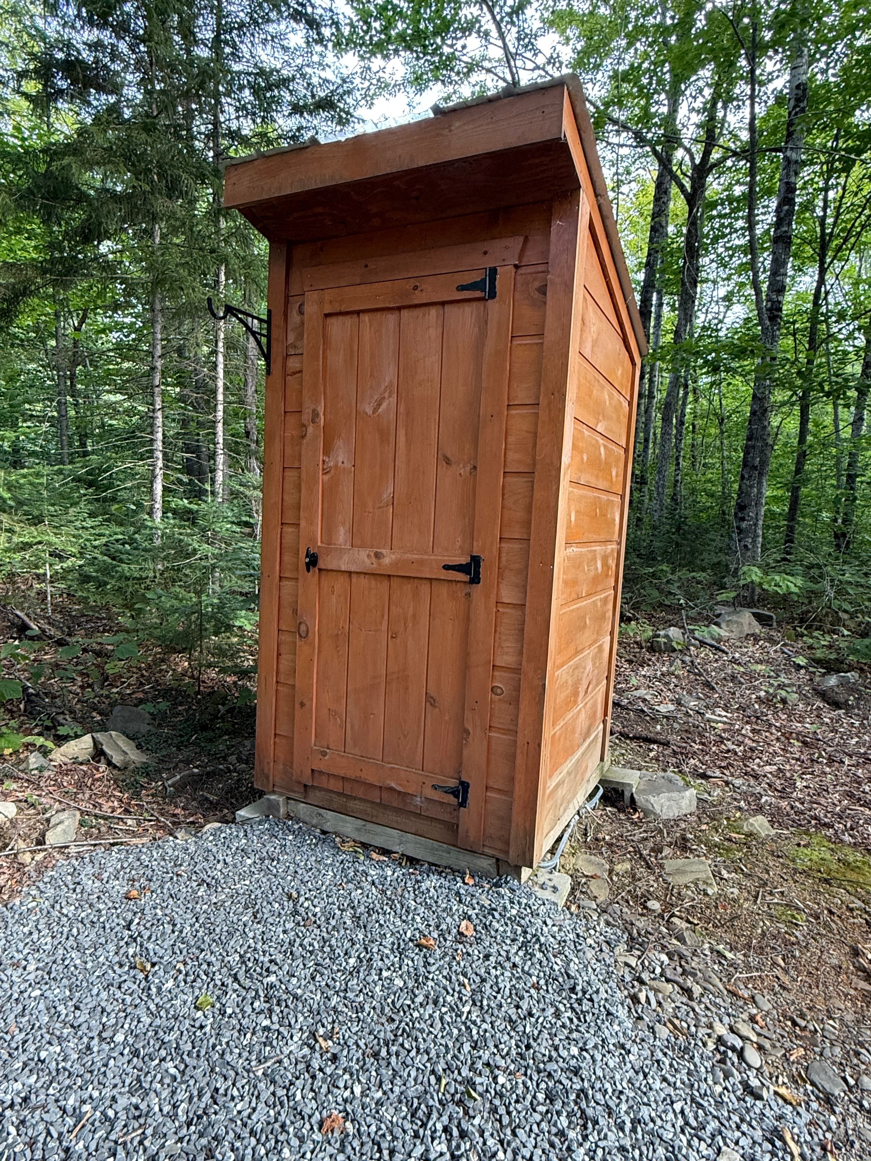 New outhouse