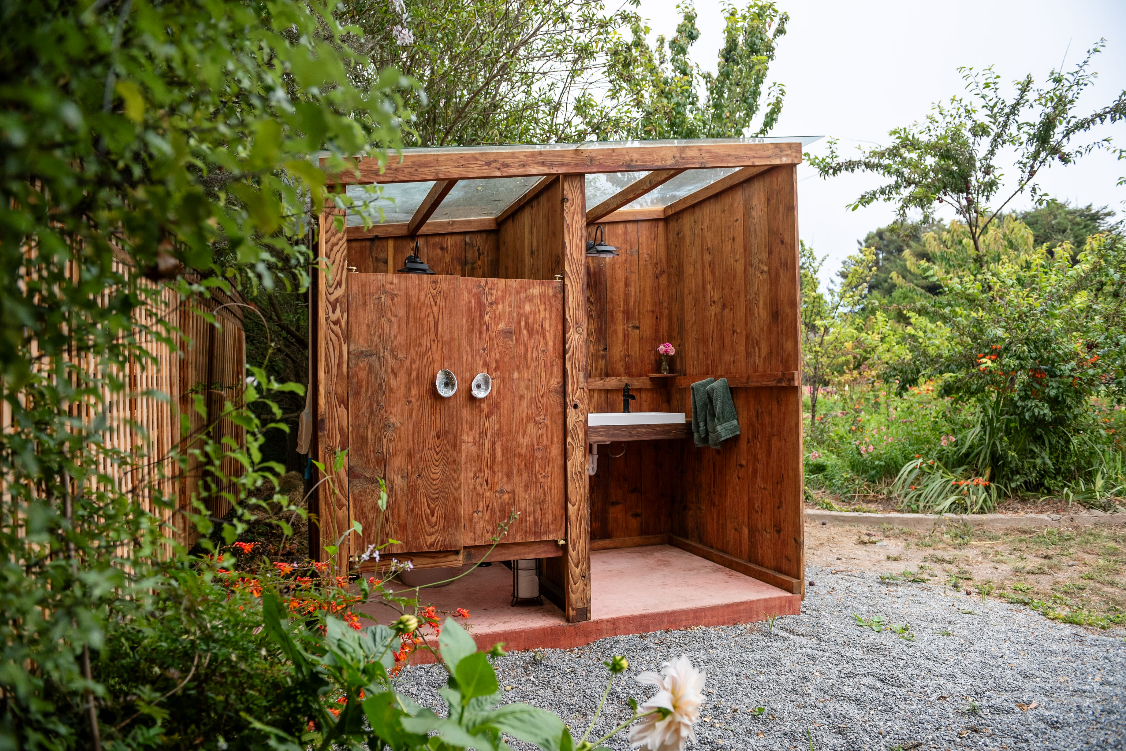 Good Things Farm Yurt, flower farm