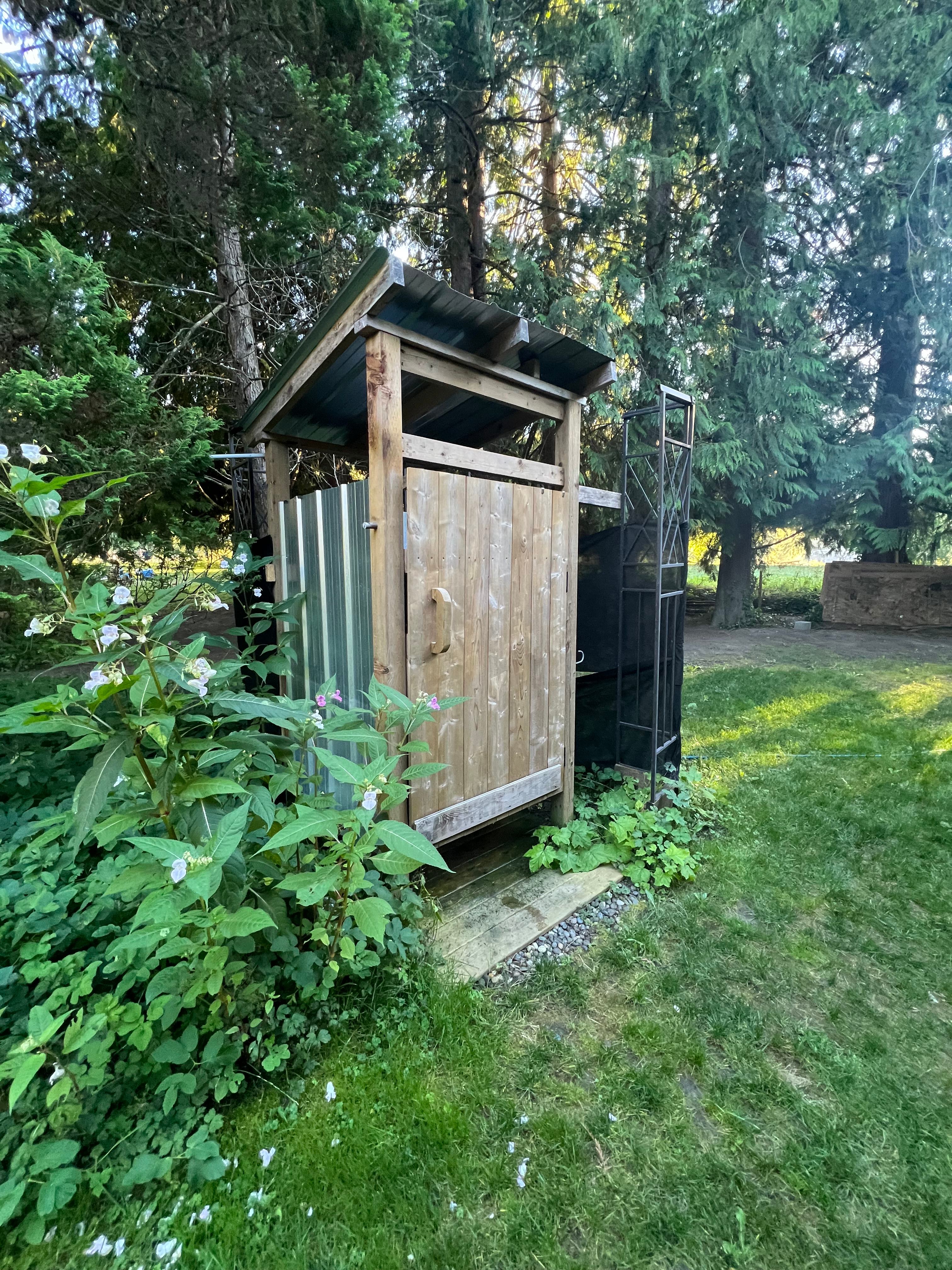 Loved the outdoor shower