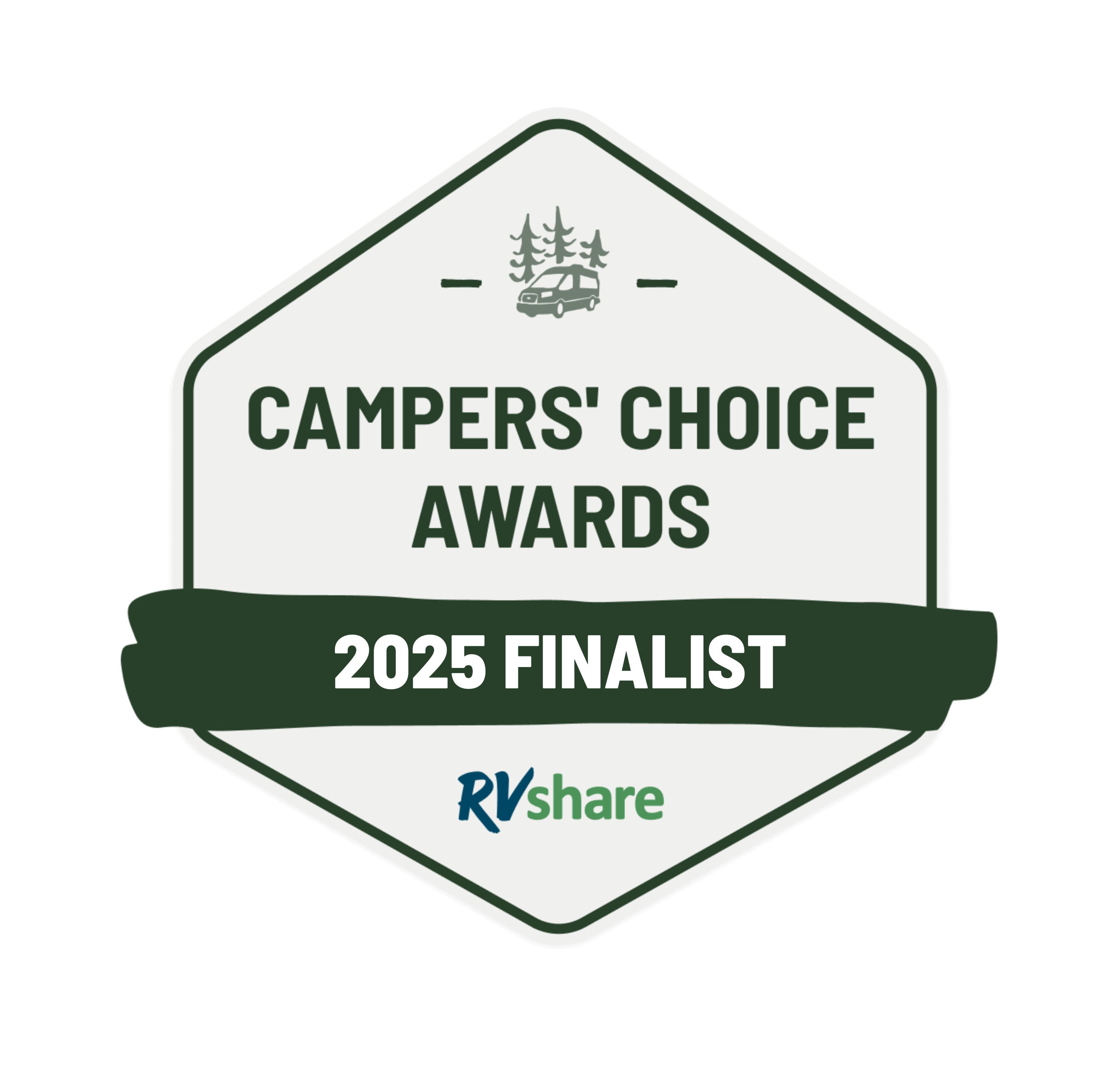 Nominated as finalist for The Campies 2025 Best New Campground!