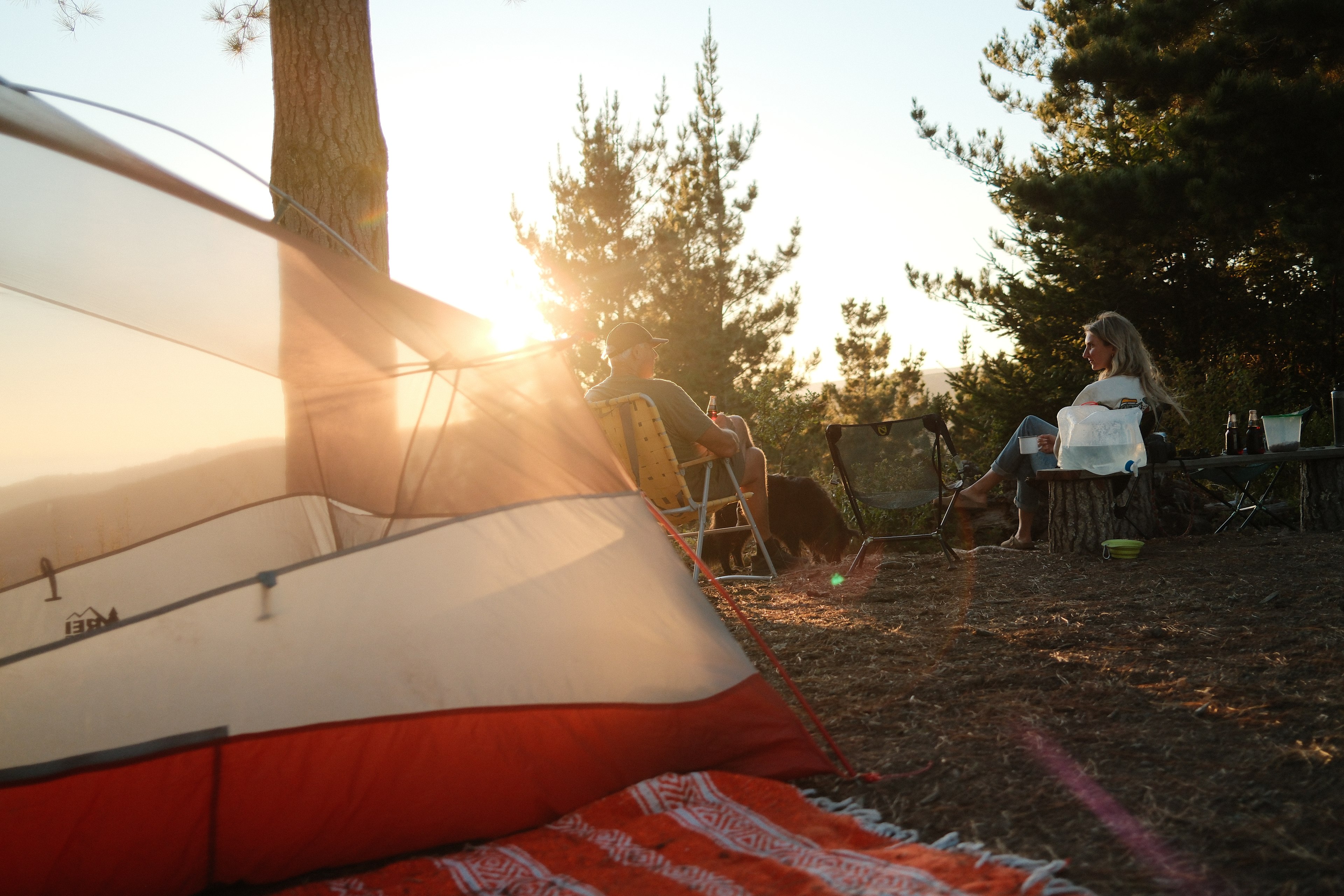 Sunset at "The Ridge Top" site.