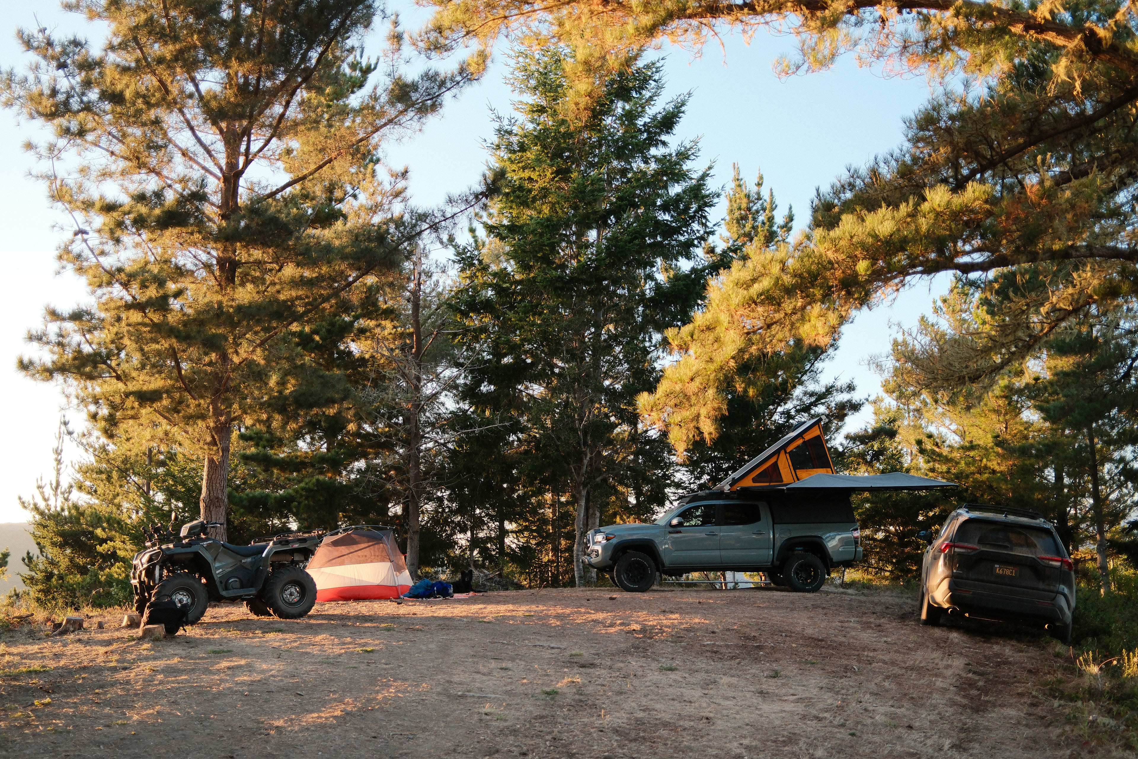 Sunset at "The Ridge Top" site.