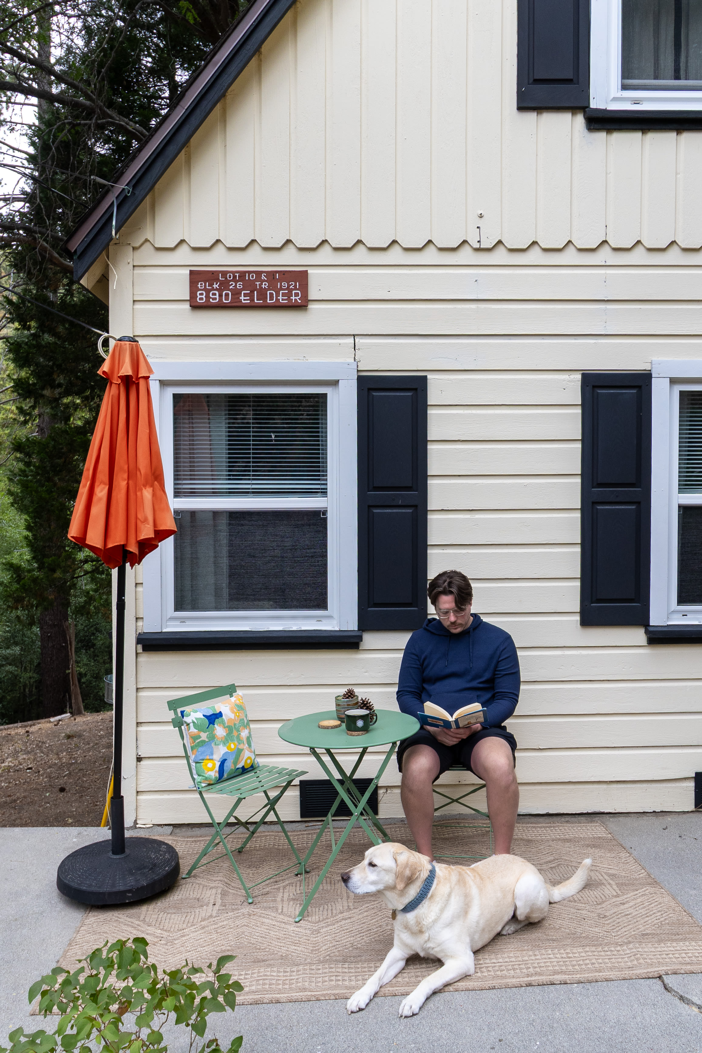 Loved having coffee outside at the bistro table 