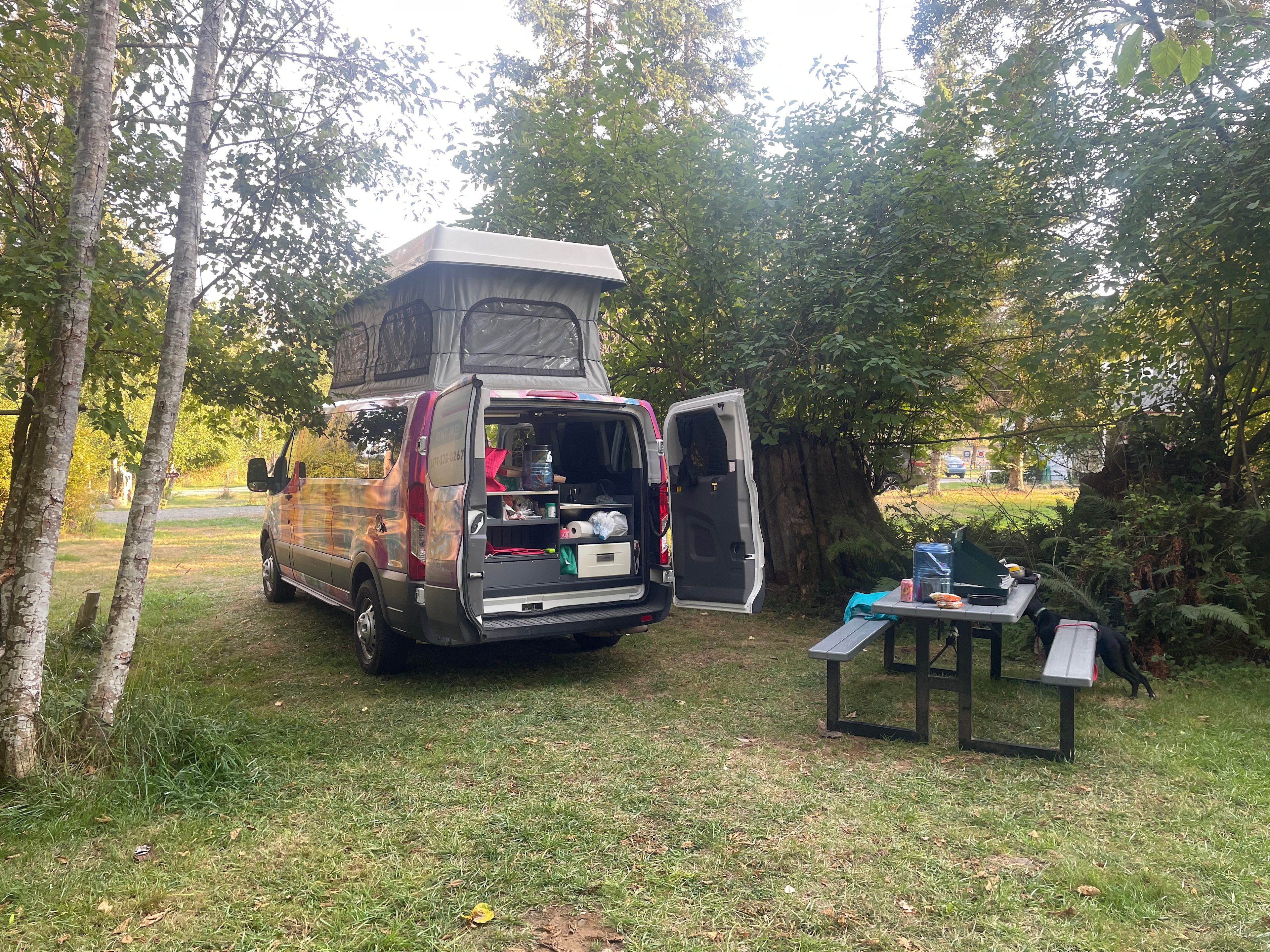 Peacock Camping (Vancouver Island)