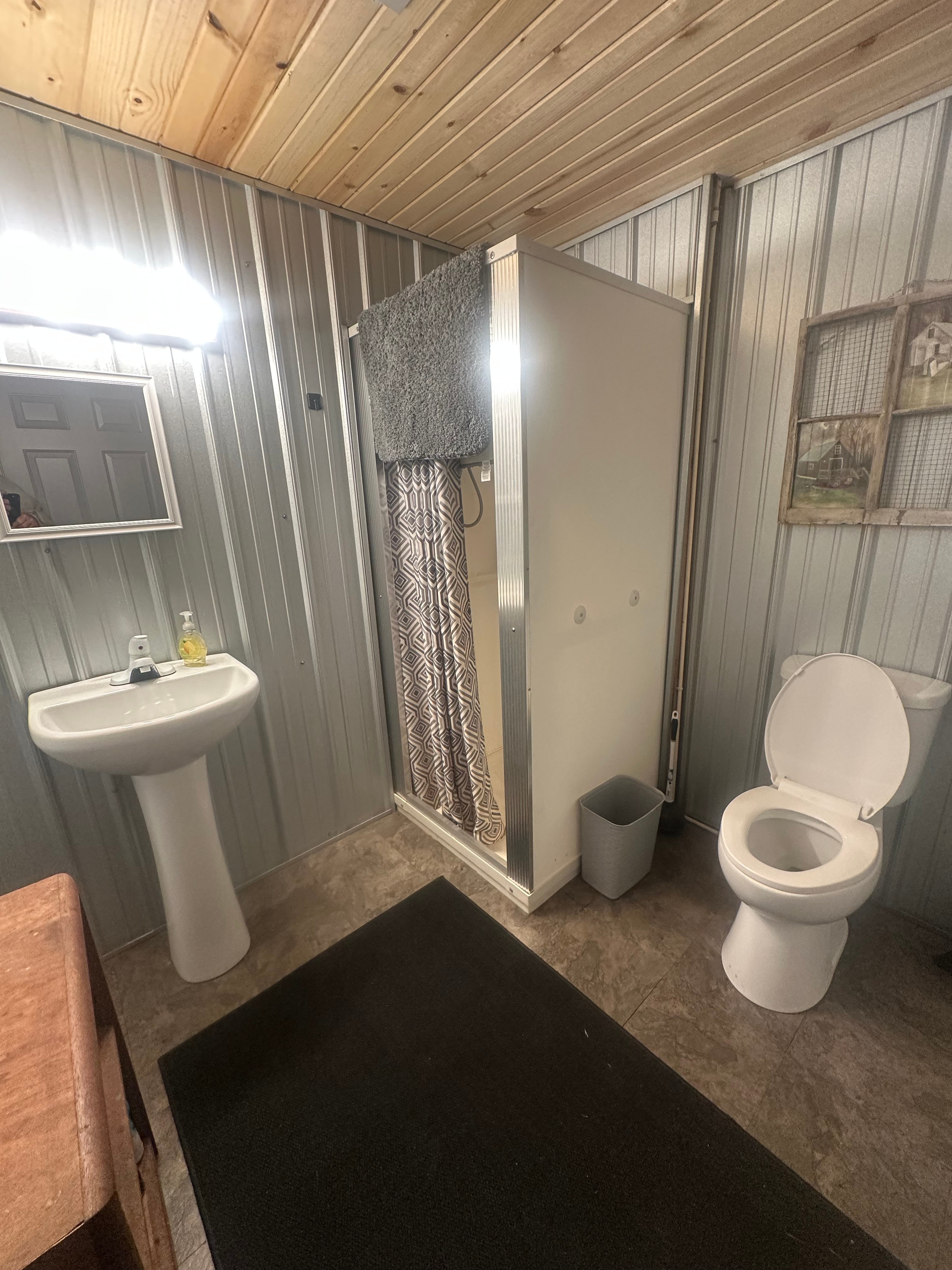 Great restroom/shower!