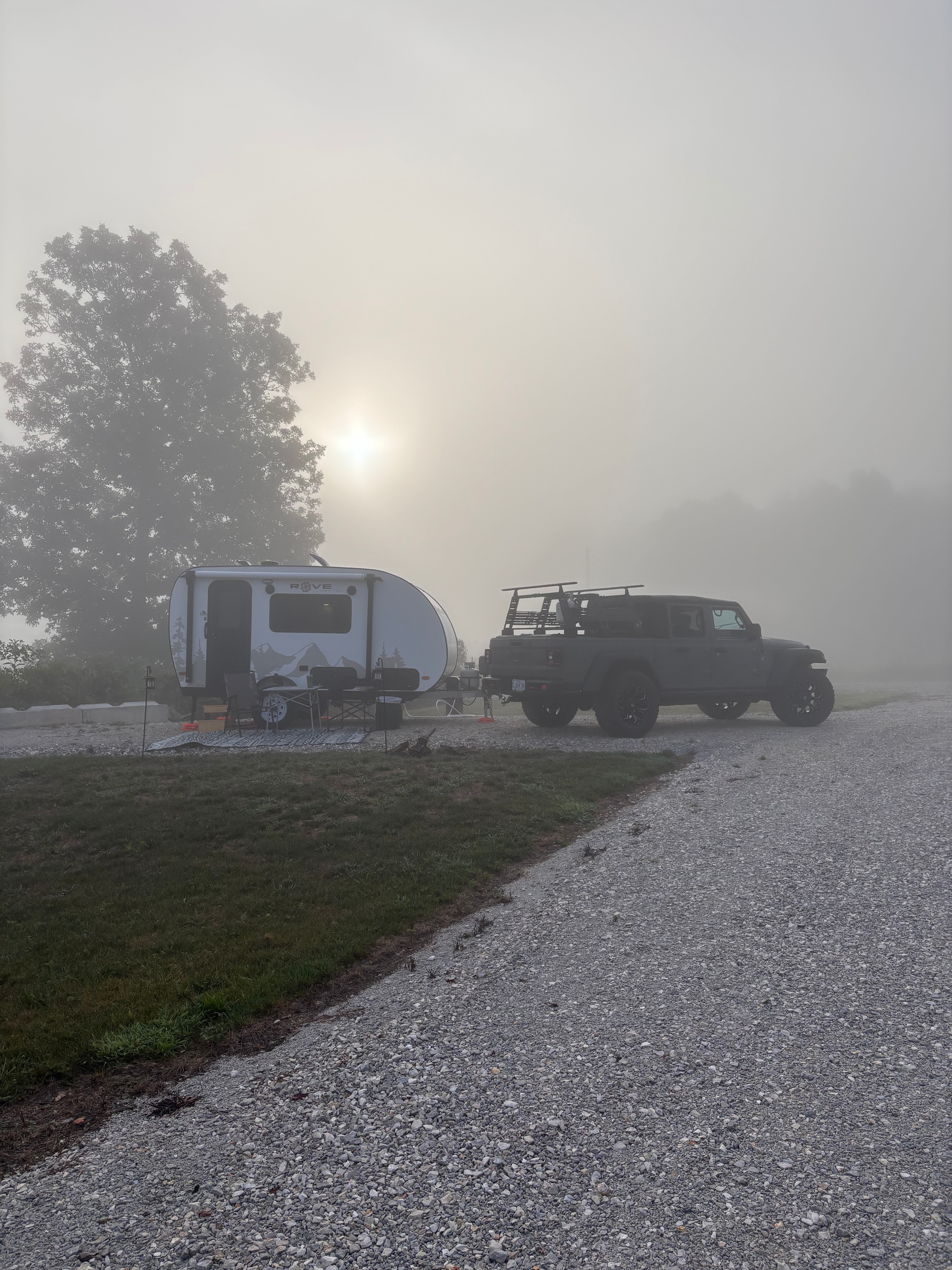 Woke up to some fog. Beautiful though. 