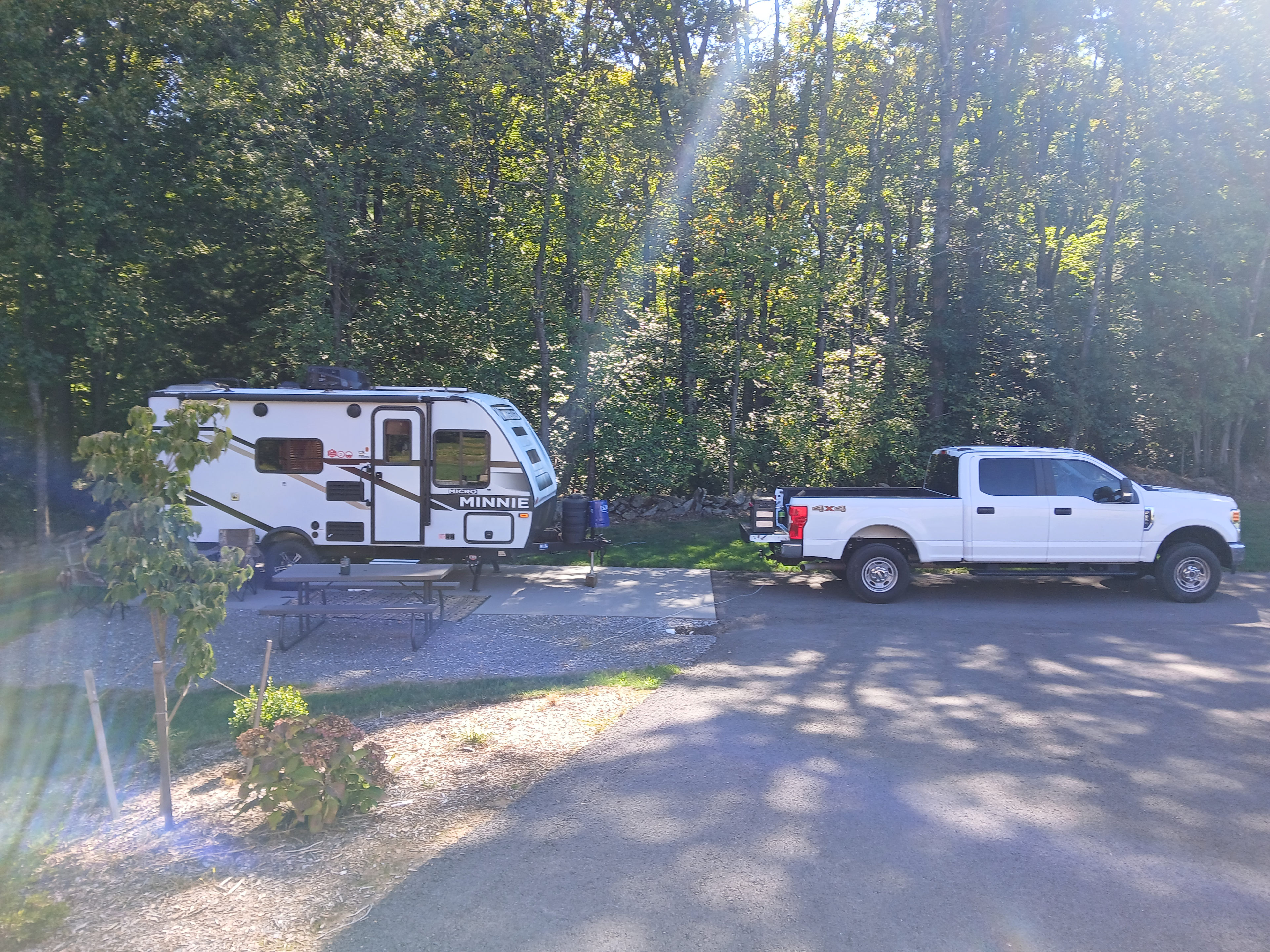 RV Hook Up at The Barn