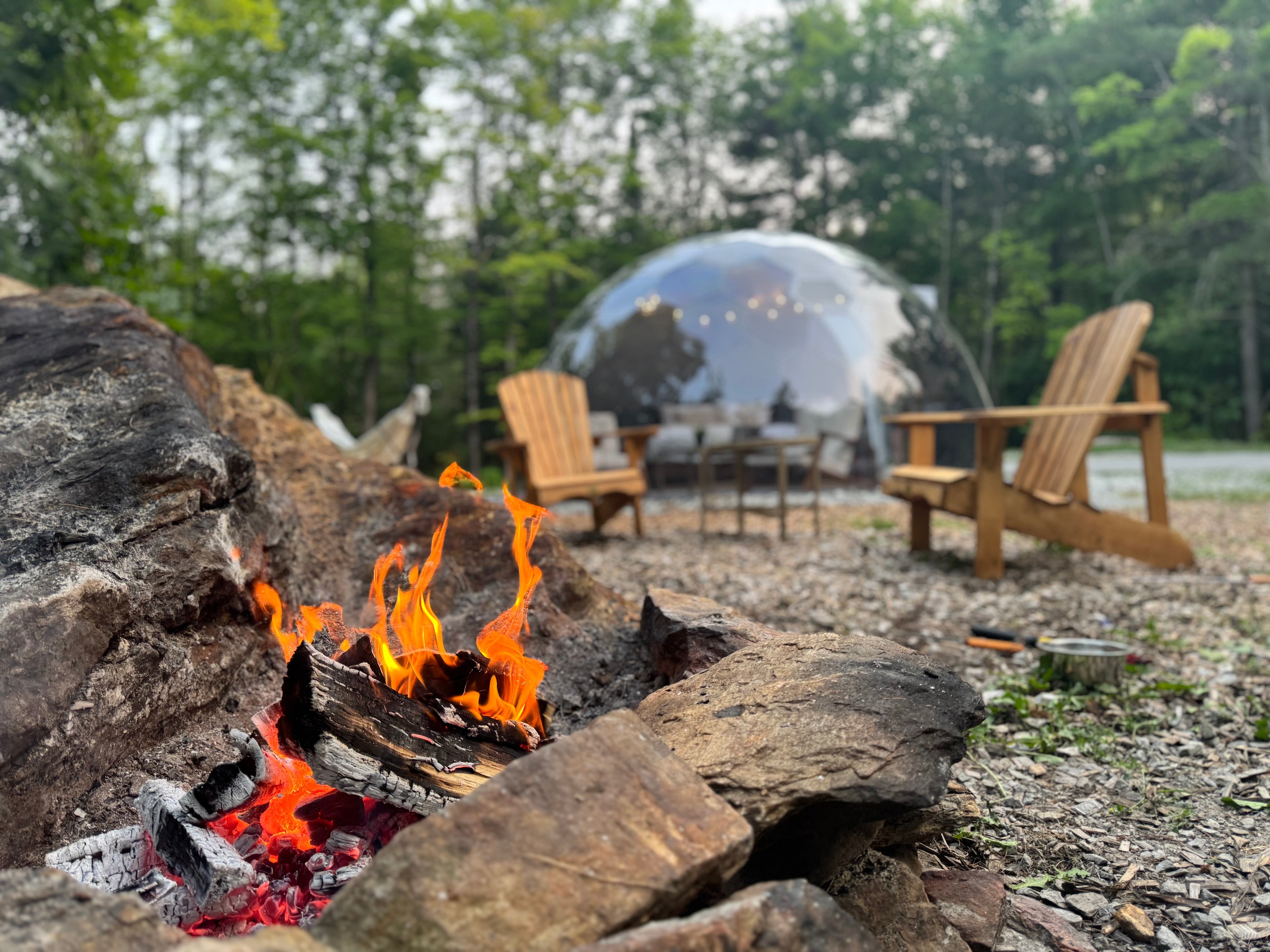Mirrored Glamping Dome