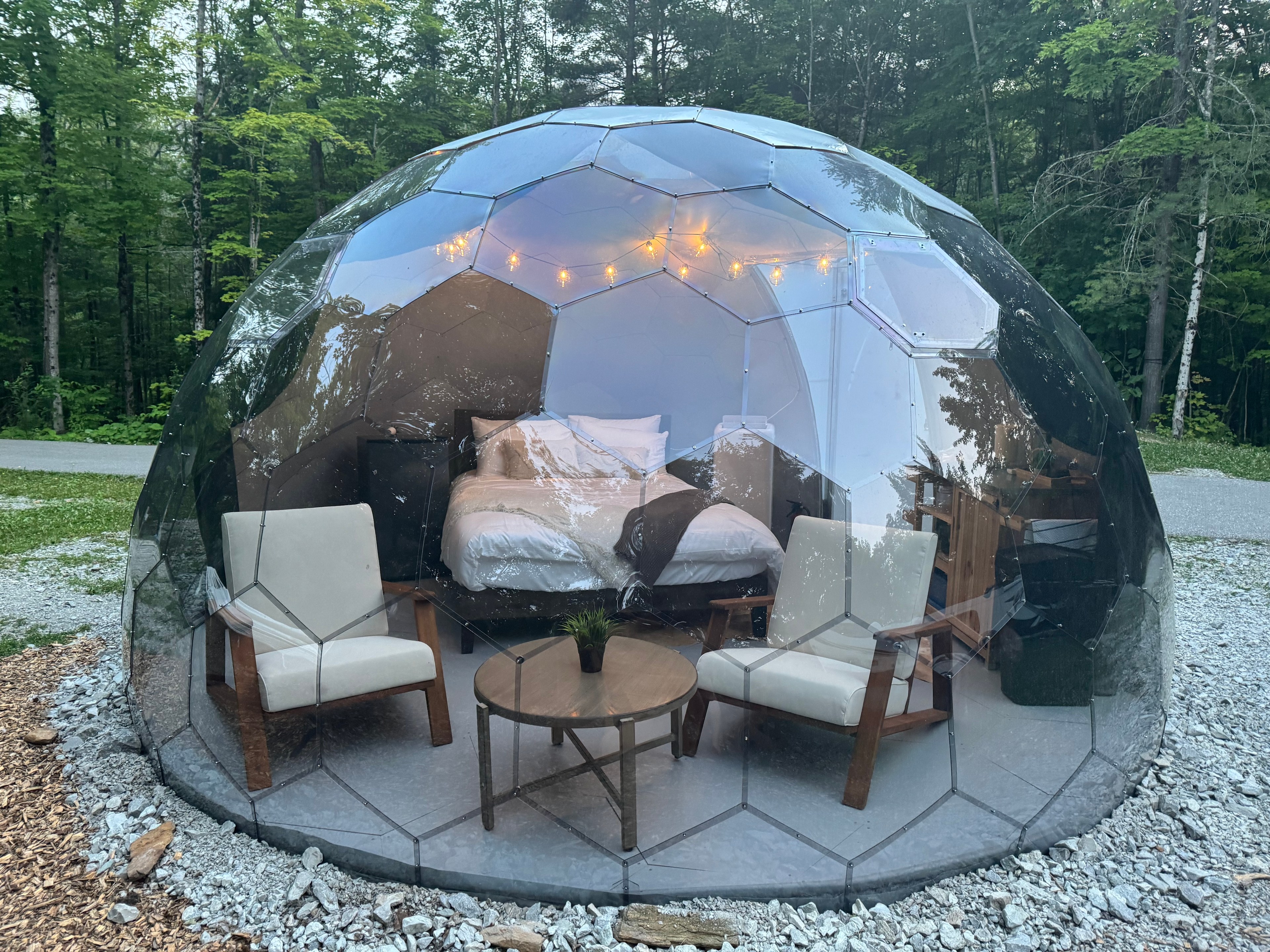 Mirrored Glamping Dome