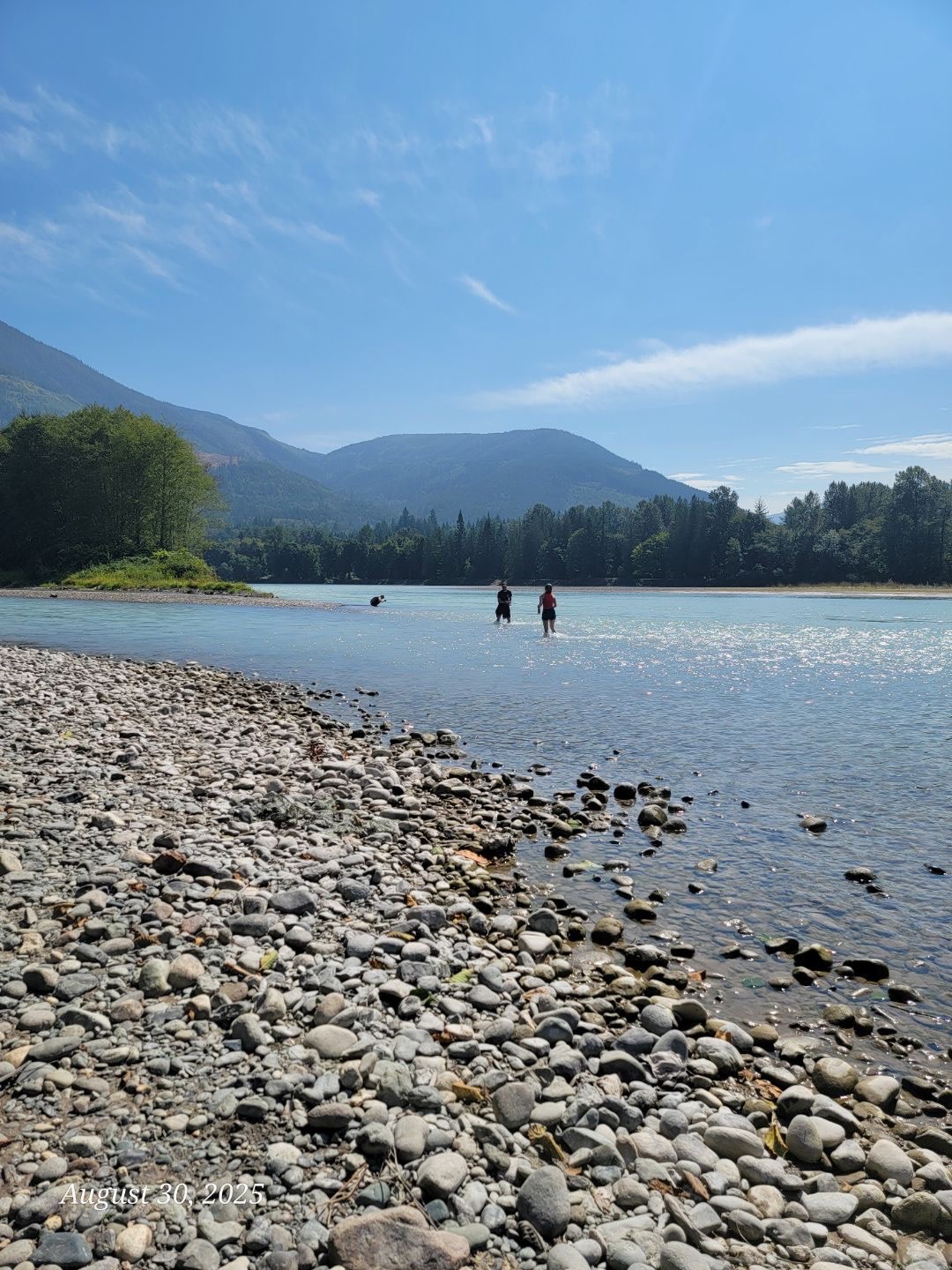 Skagit river camping and sauna