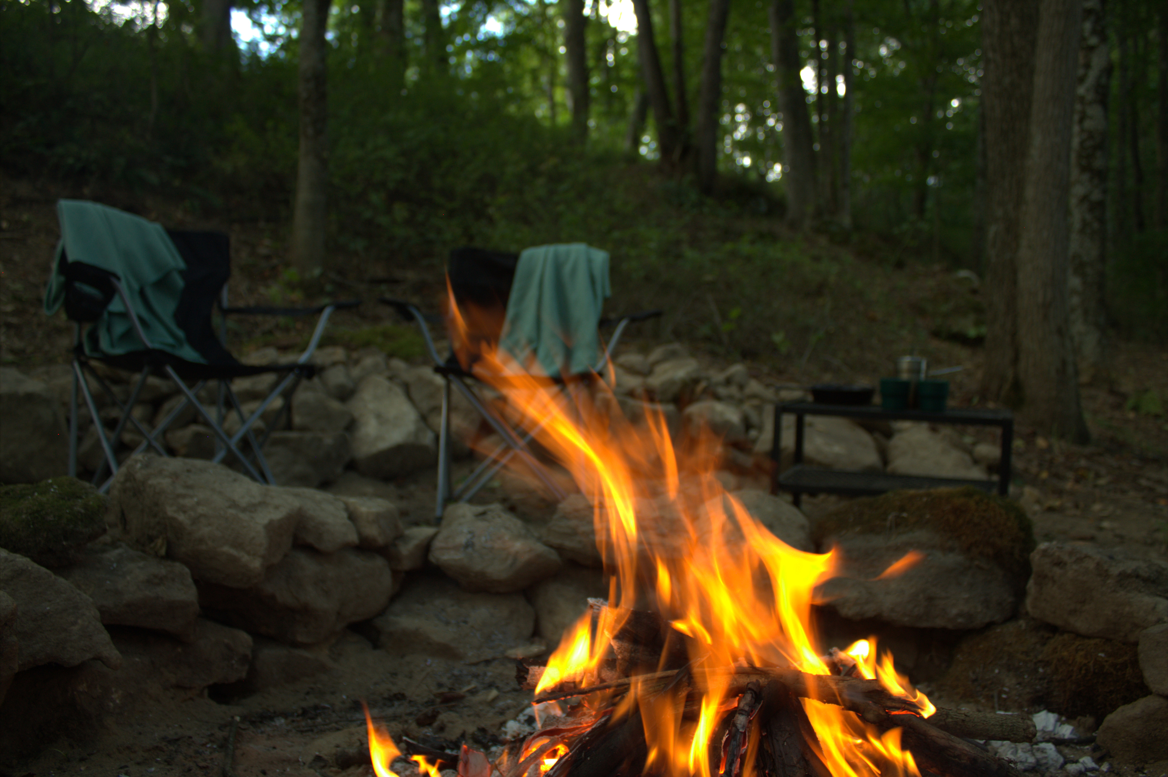Warmth, light, sound, and scent at Cornerstone Camp