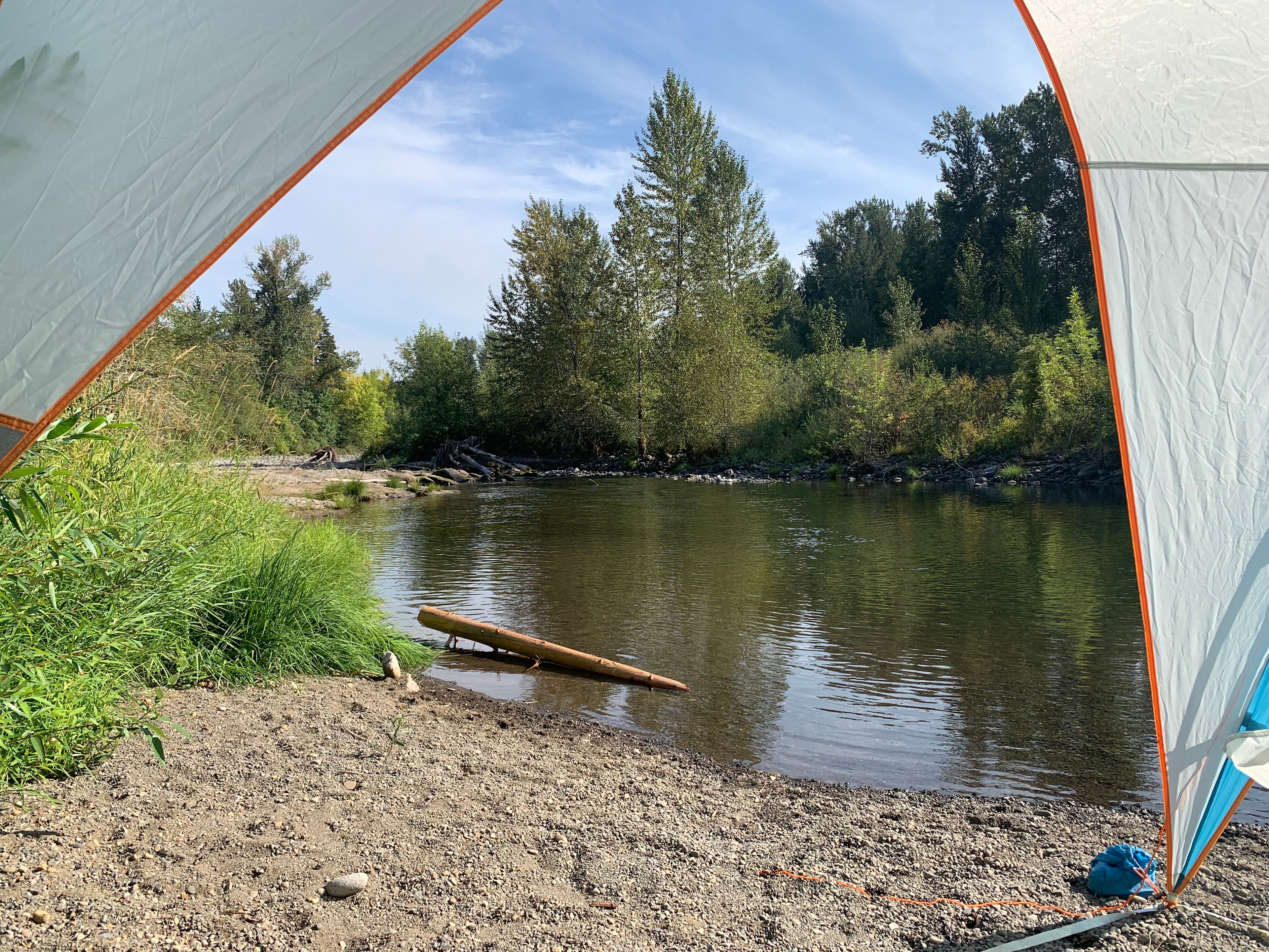 Afternoon nap after hiking in Silver Falls
