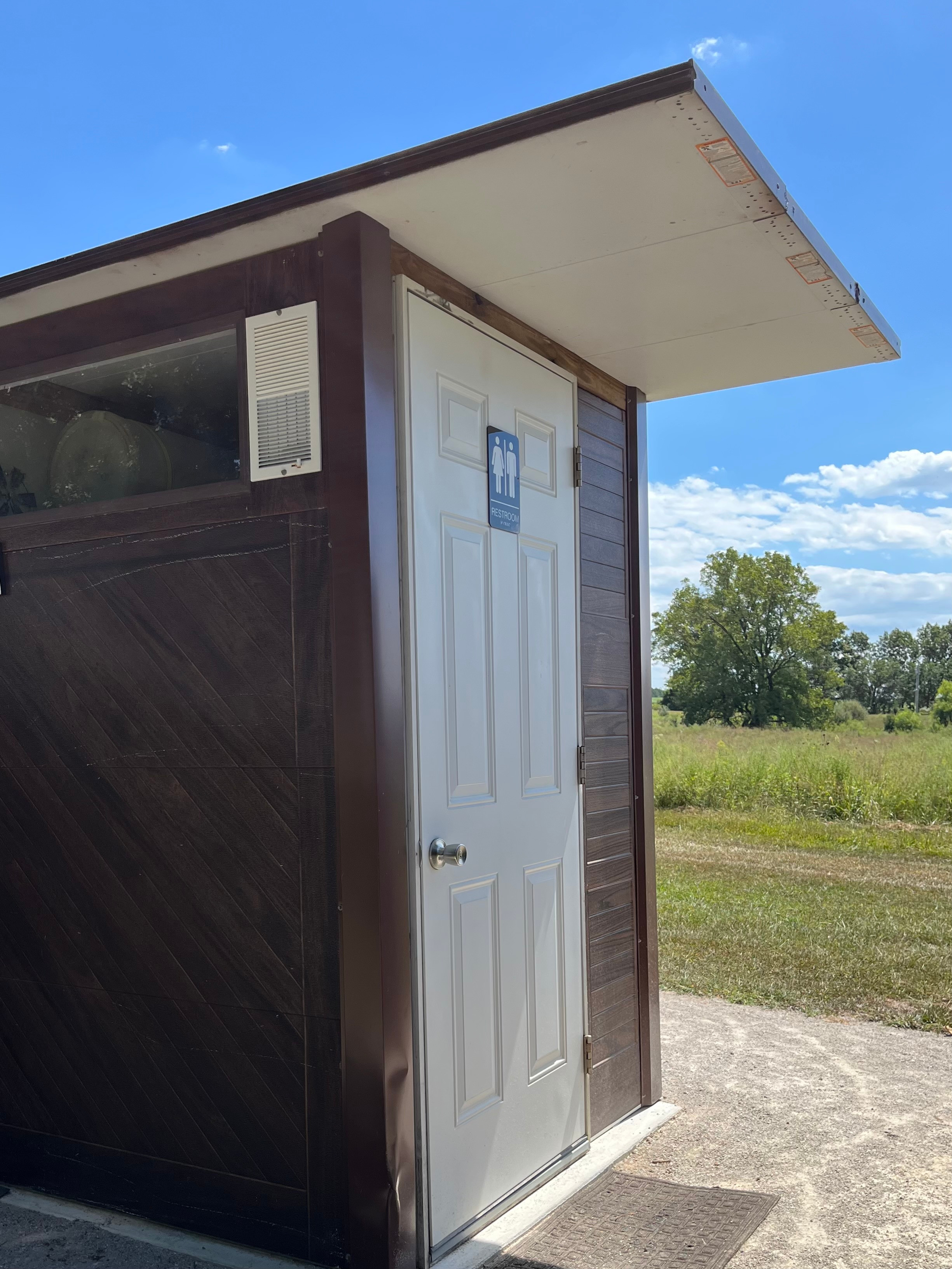 Outside view of the Outhouse facility.