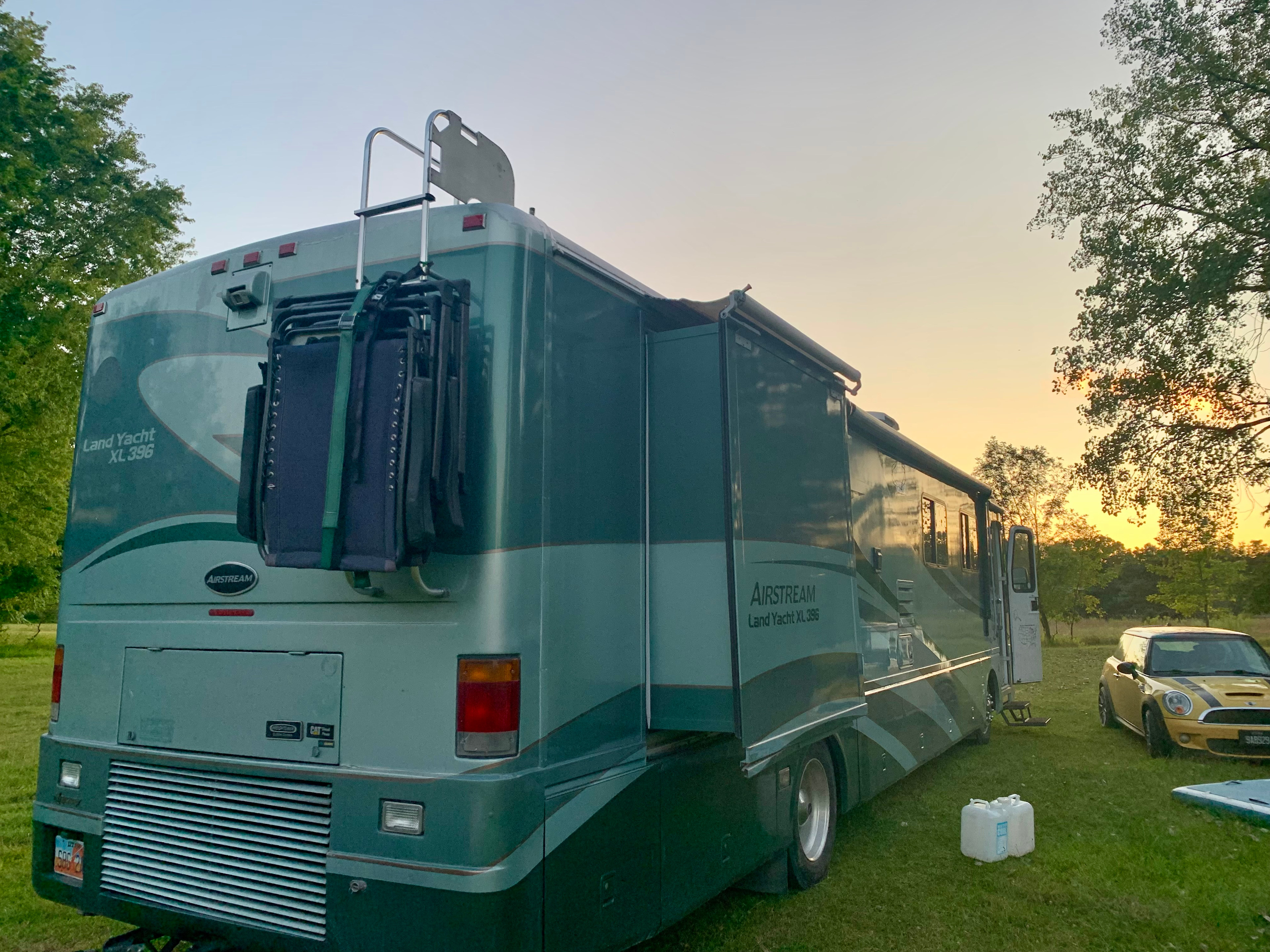 North country trail, riverside camp