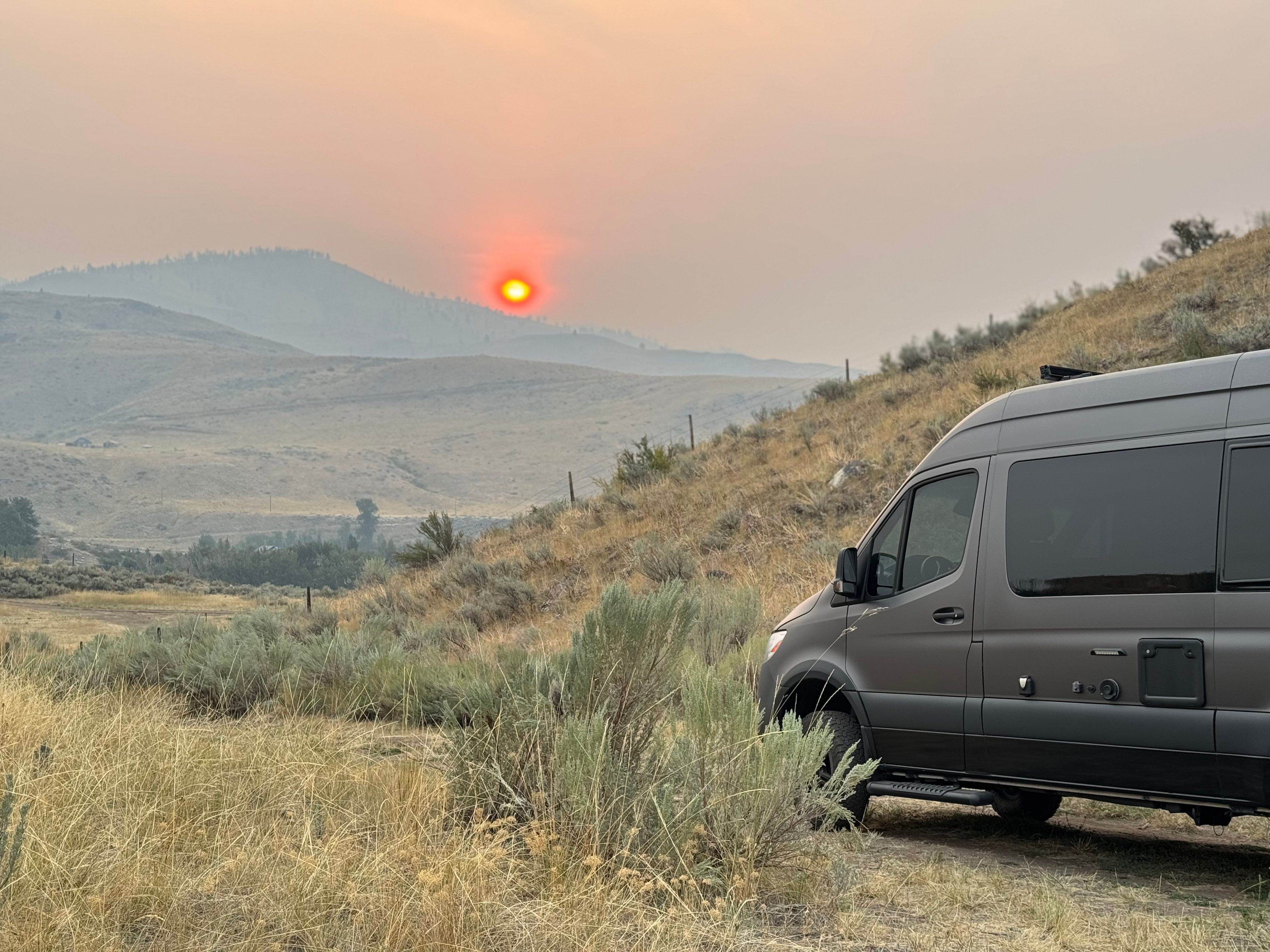 Secluded Hillside Camp