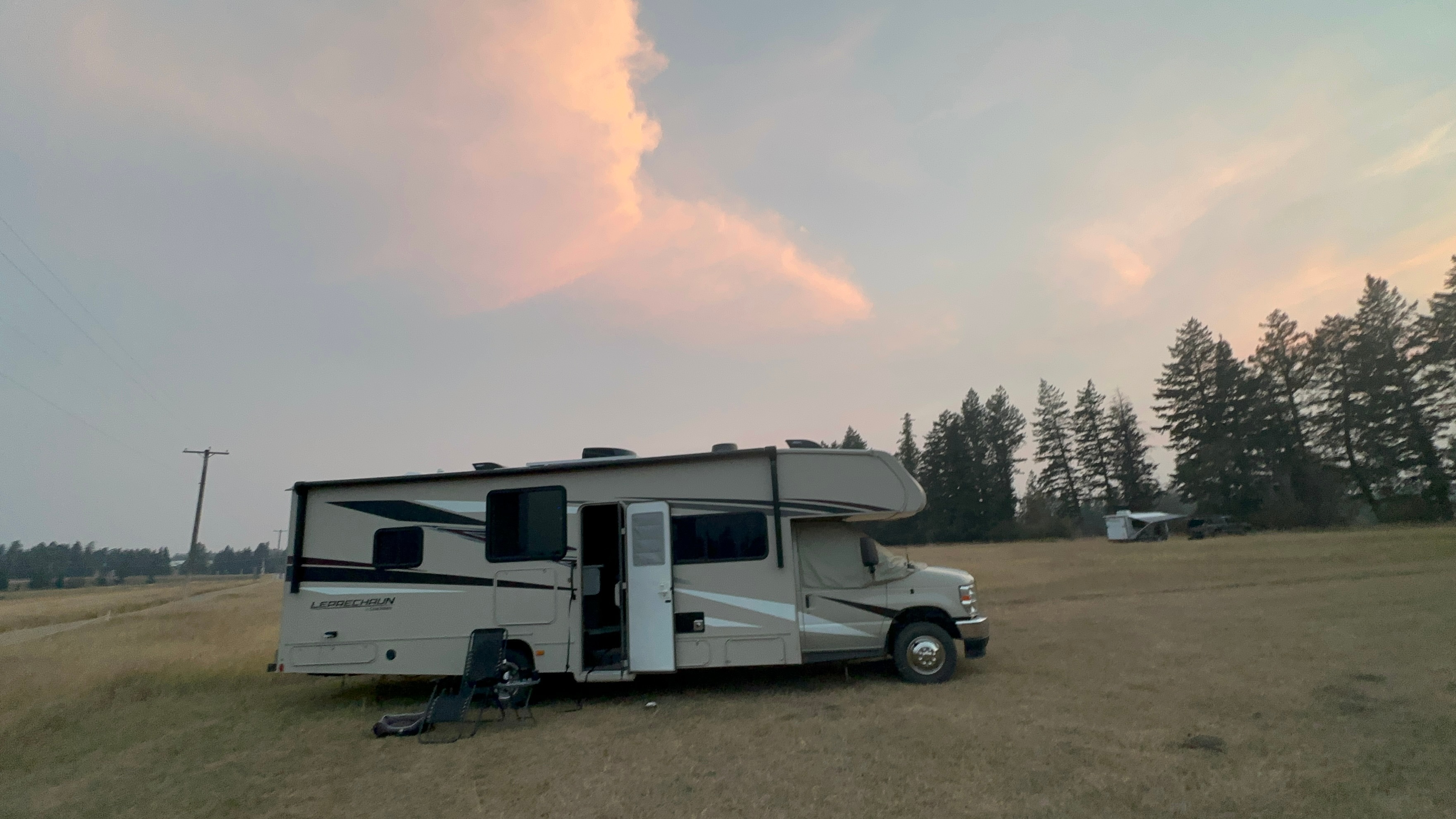 Pink skies at sunset!!