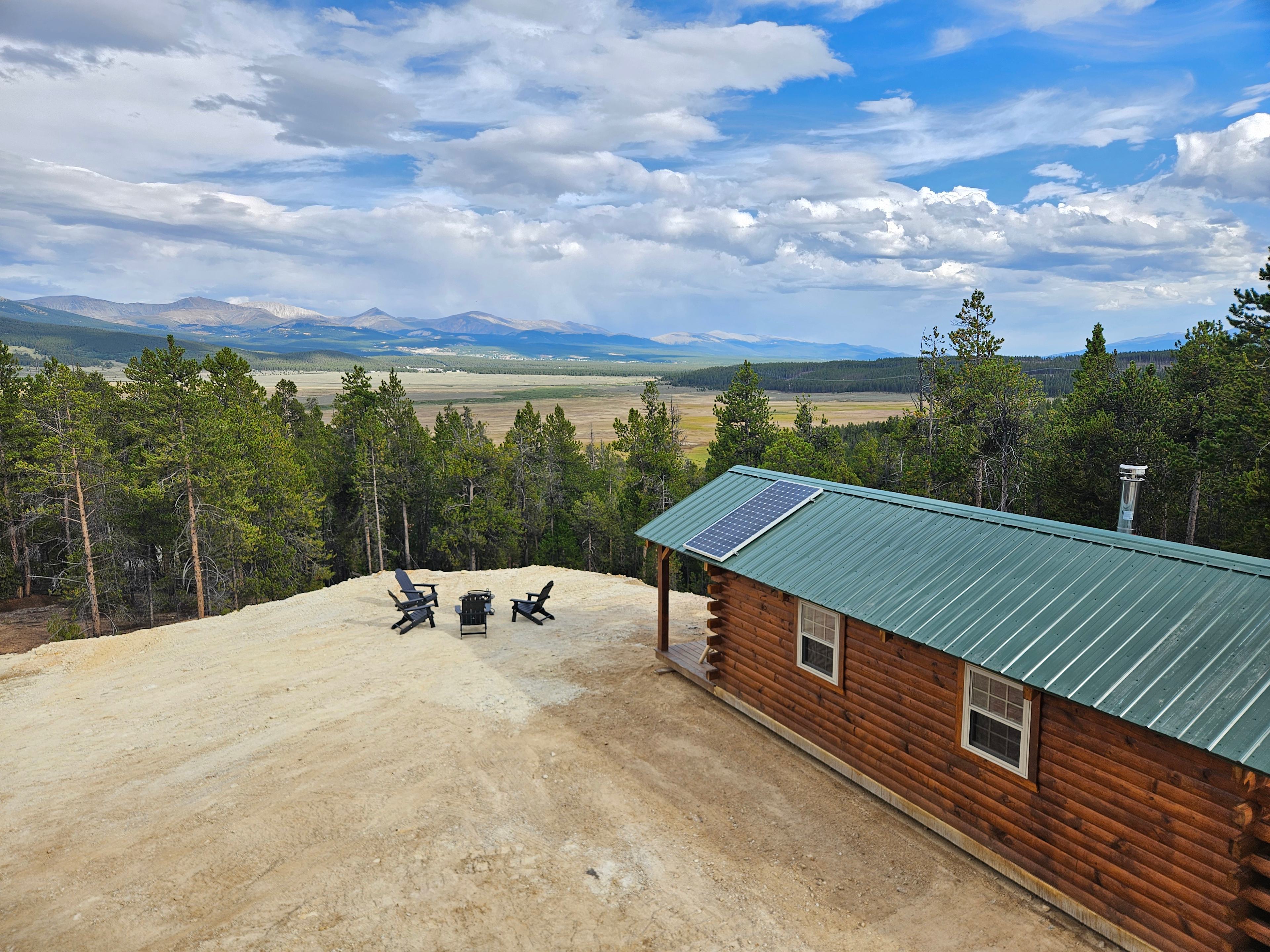 Rustic Off-Grid Mountain Cabin