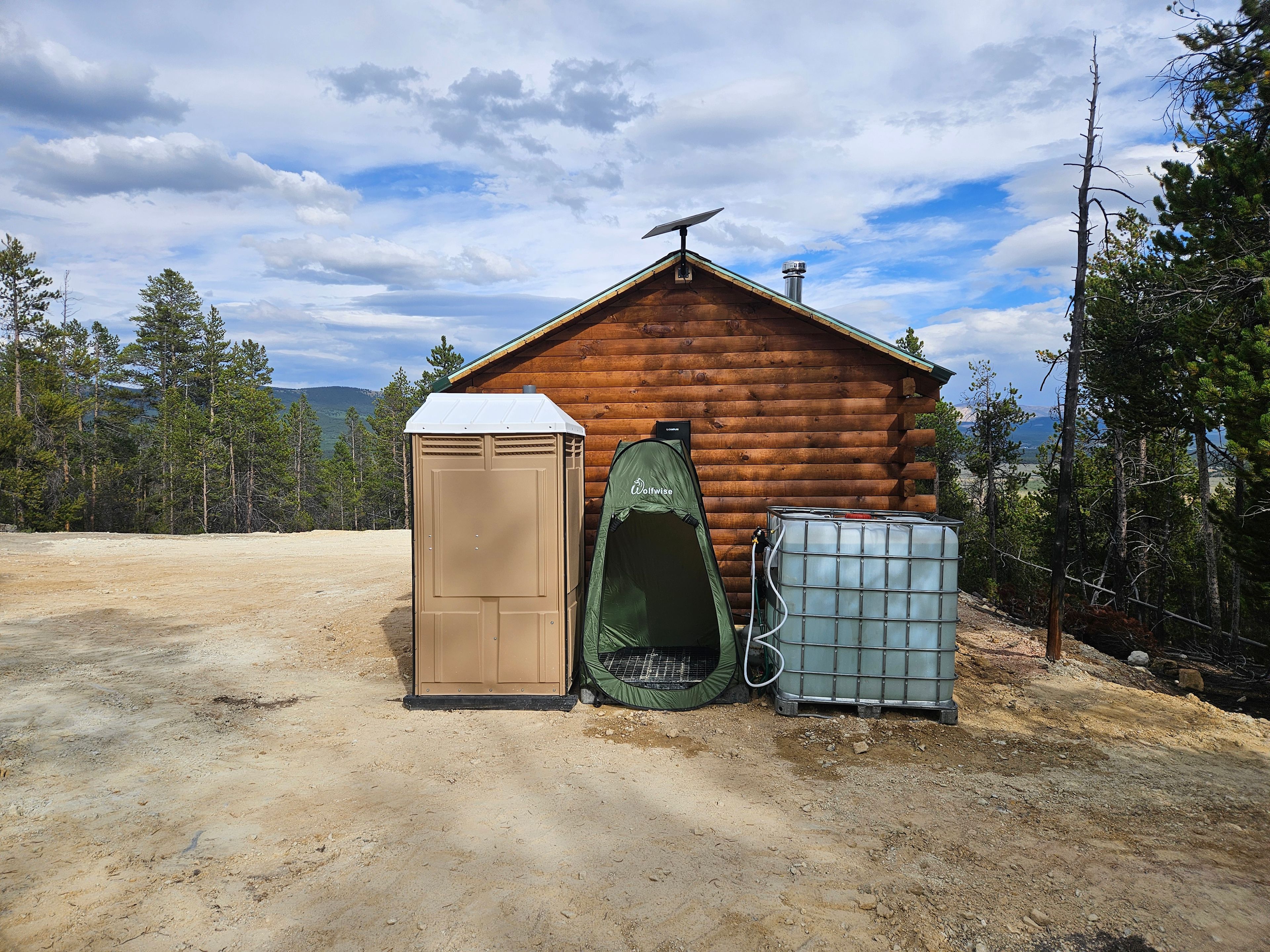 Rustic Off-Grid Mountain Cabin