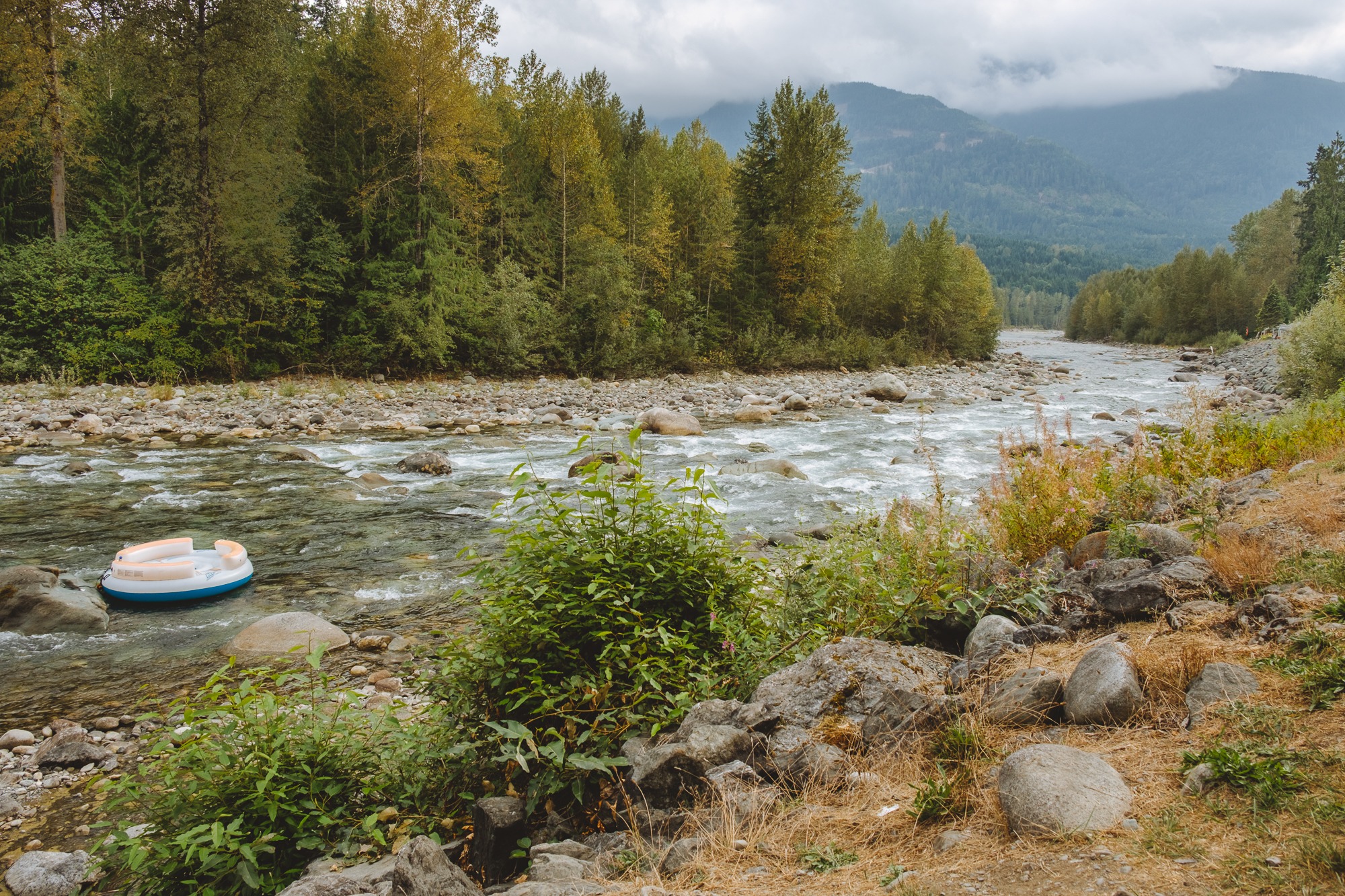 Bring your floaty and float down the river!