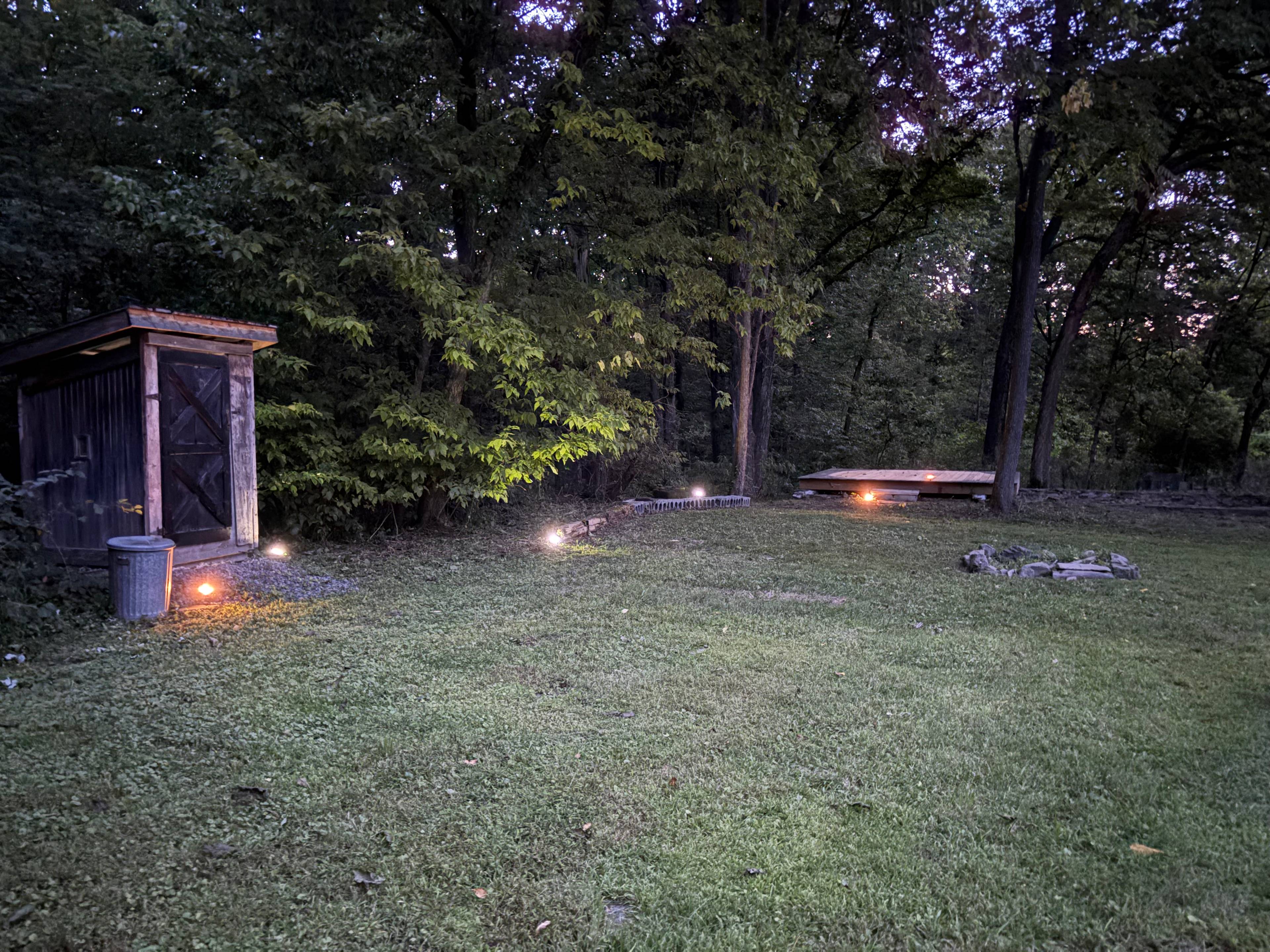 Woodside tent site 1