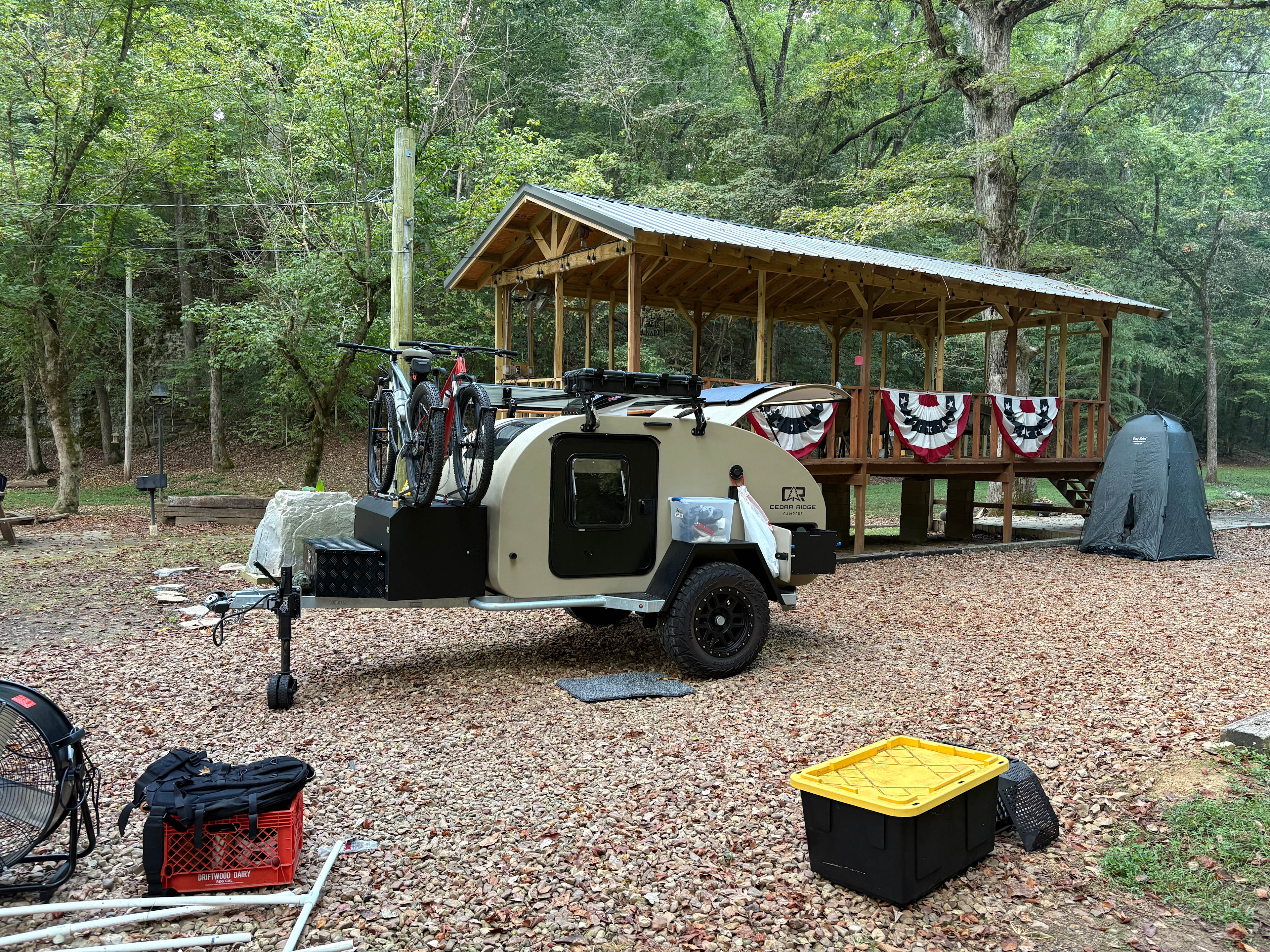 We wish we could’ve camped closer to creek