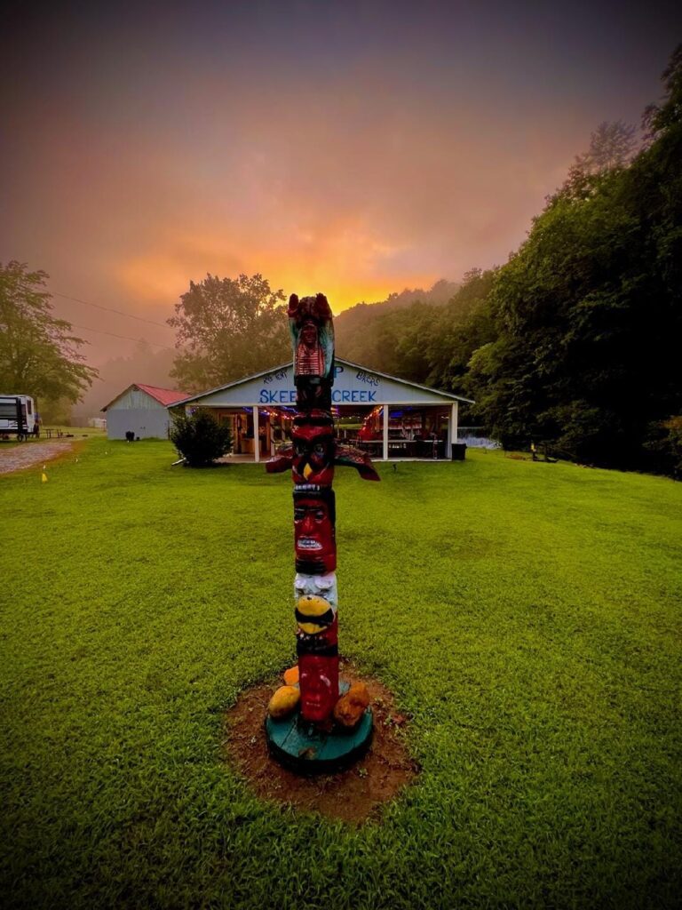 Skeenah Creek Campground and Mill