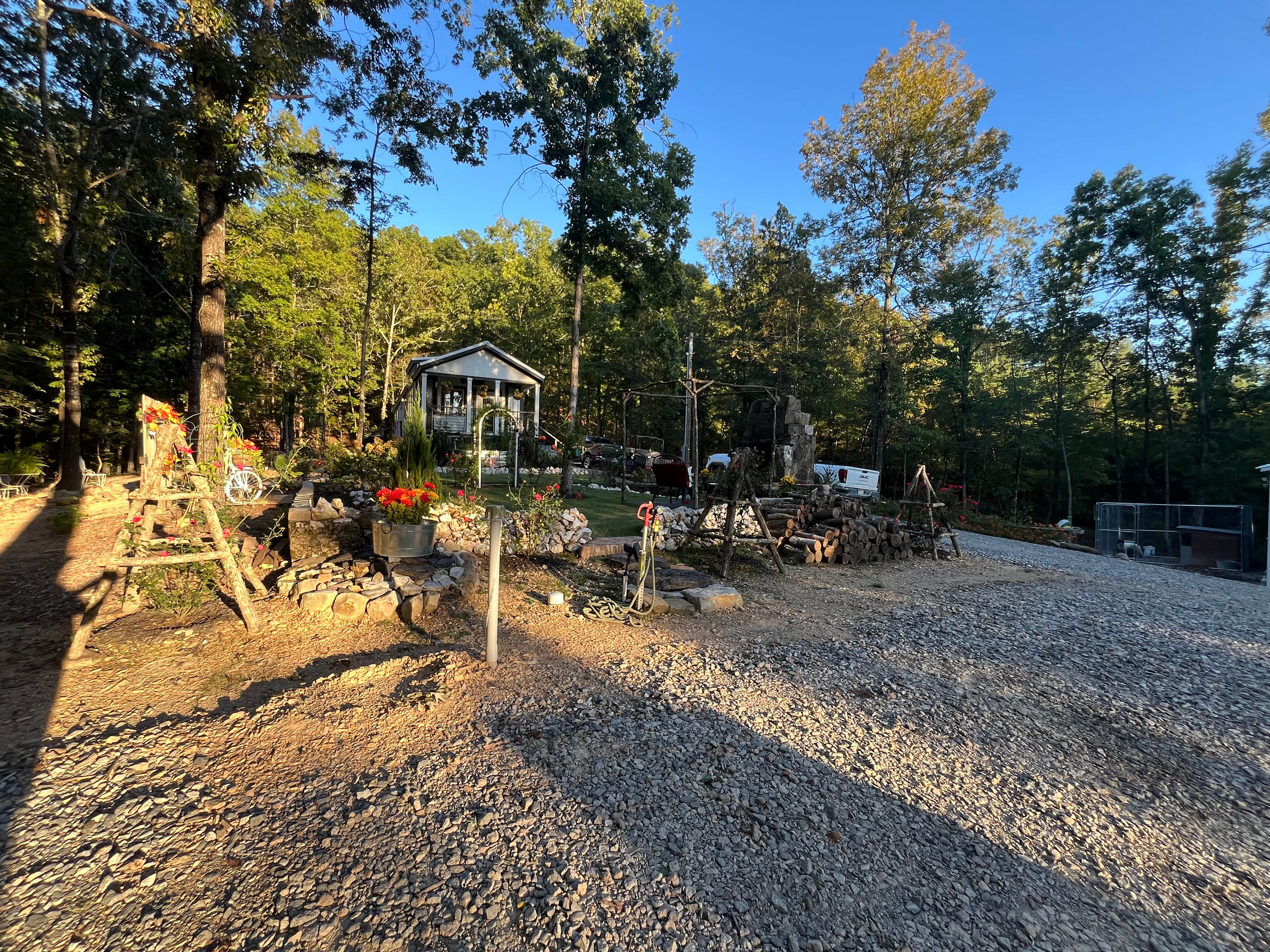 Septic, water and 50 amp electric (scheduled for install Oct 12