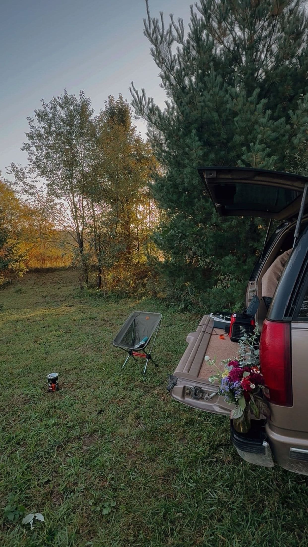 There was a house on the other side of this tree line separated also by their pond. They were quiet and far enough away that we had no problems. 