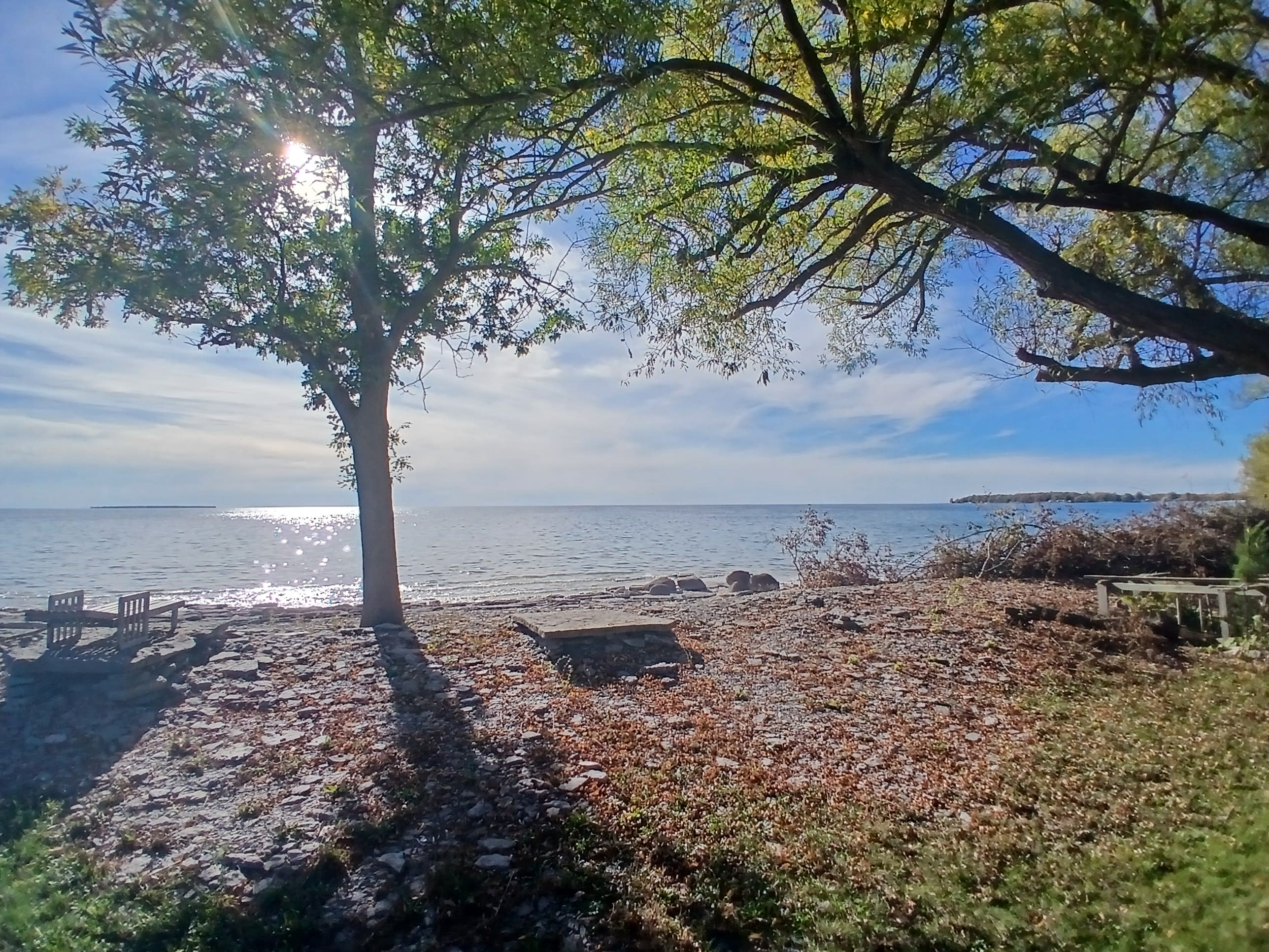 Private lake access Campsite