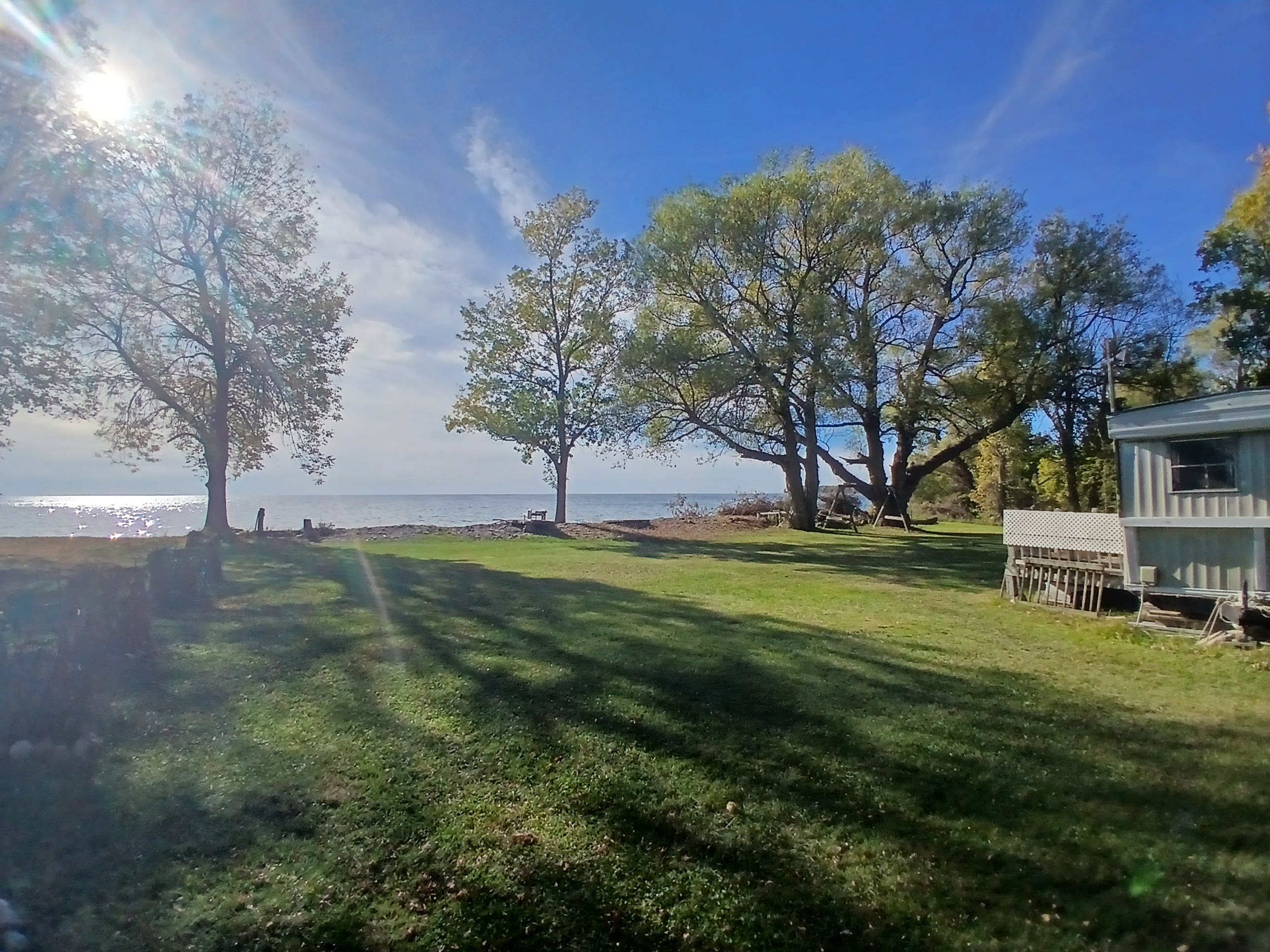 Private lake access Campsite