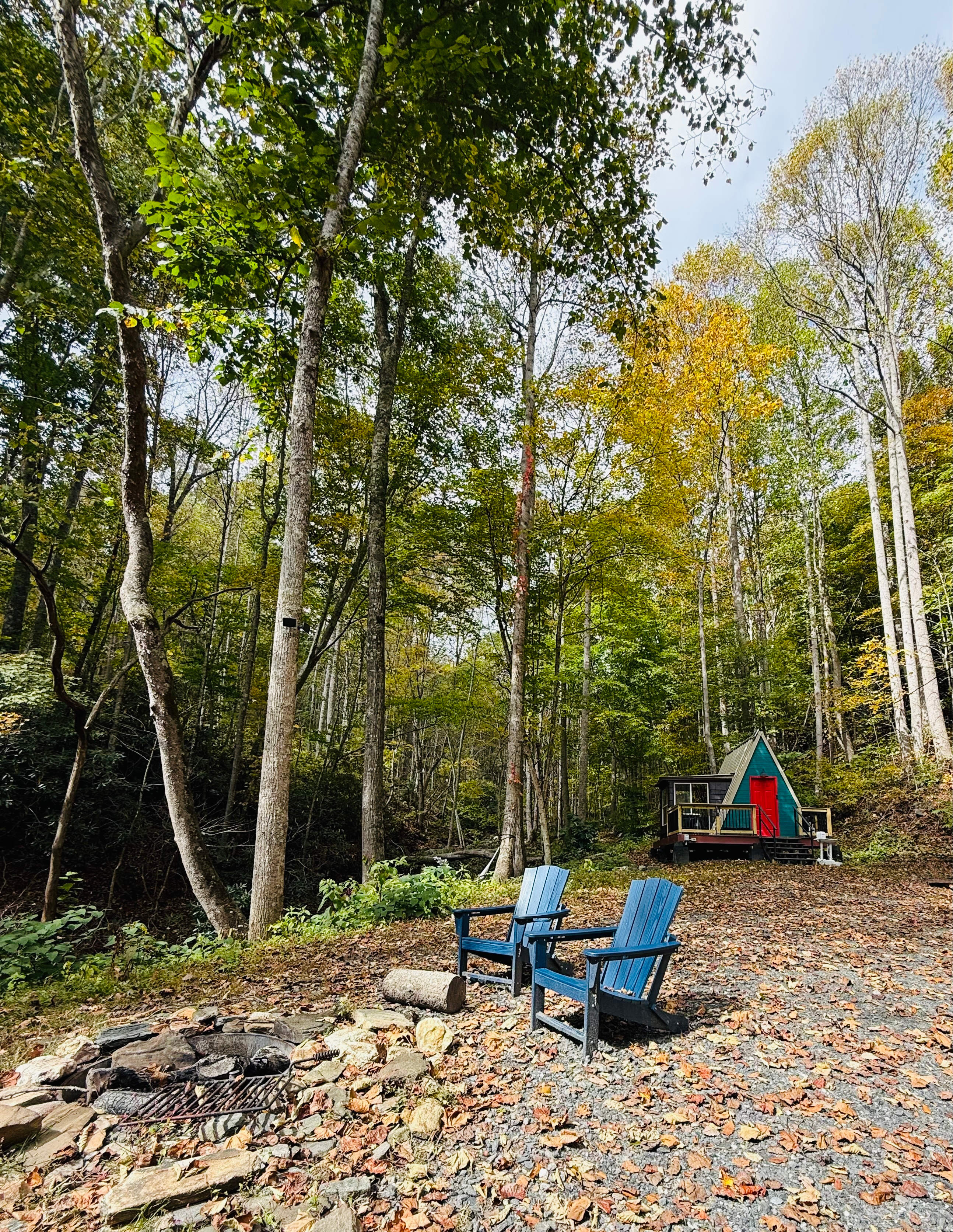 A Tiny A-Frame 15 acres creek front
