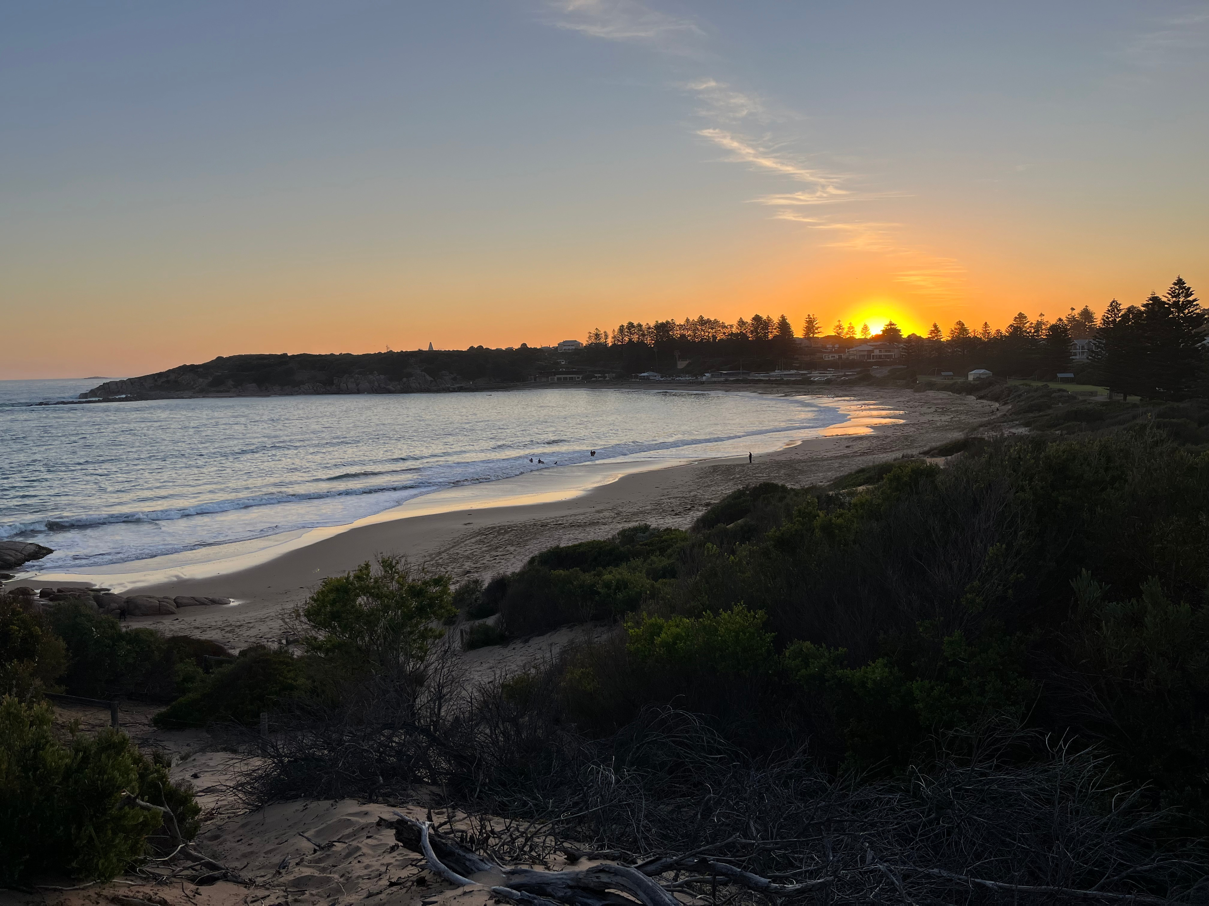 Sunset from the bluff