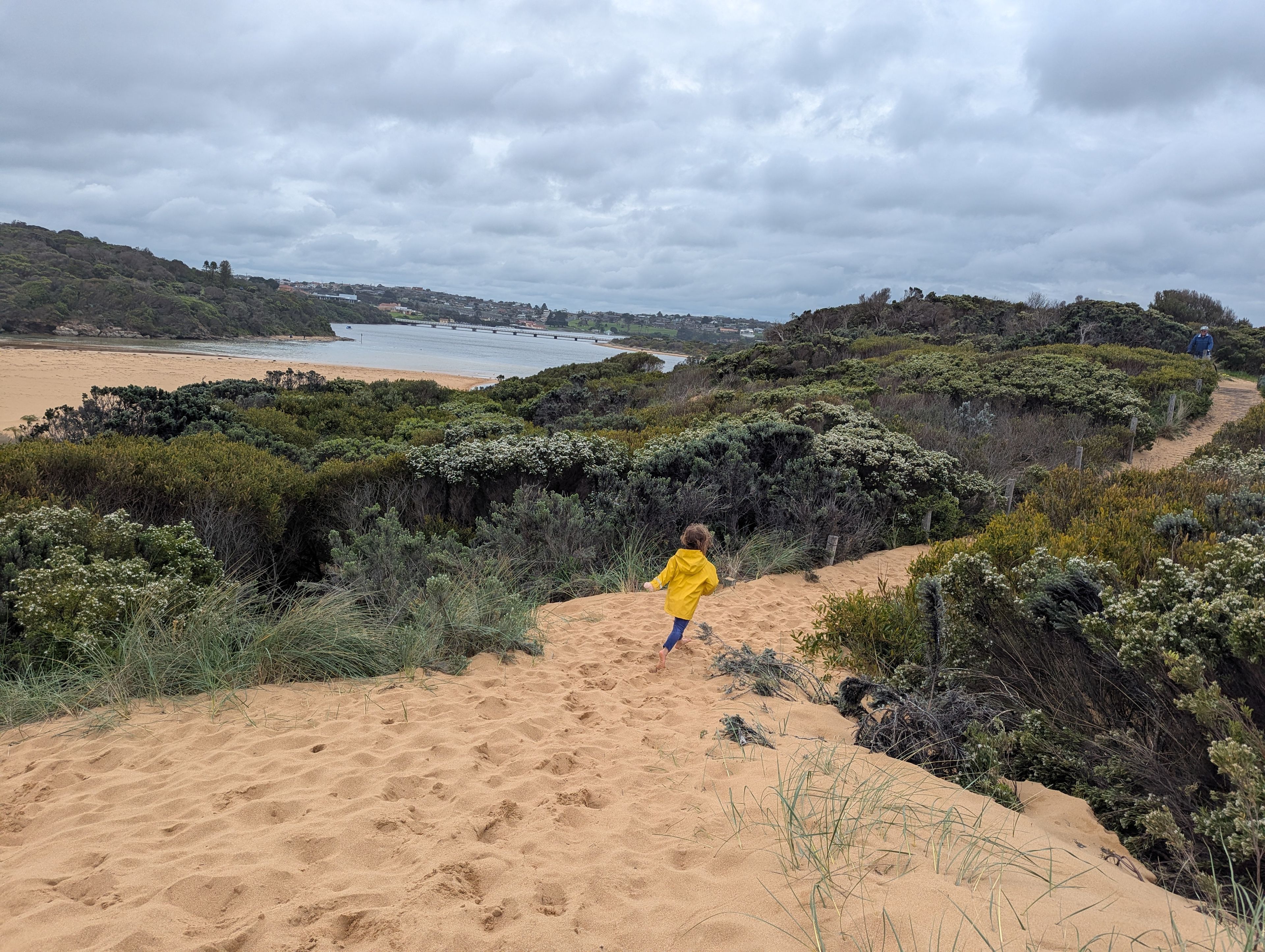 One of the beaches a short walk away
