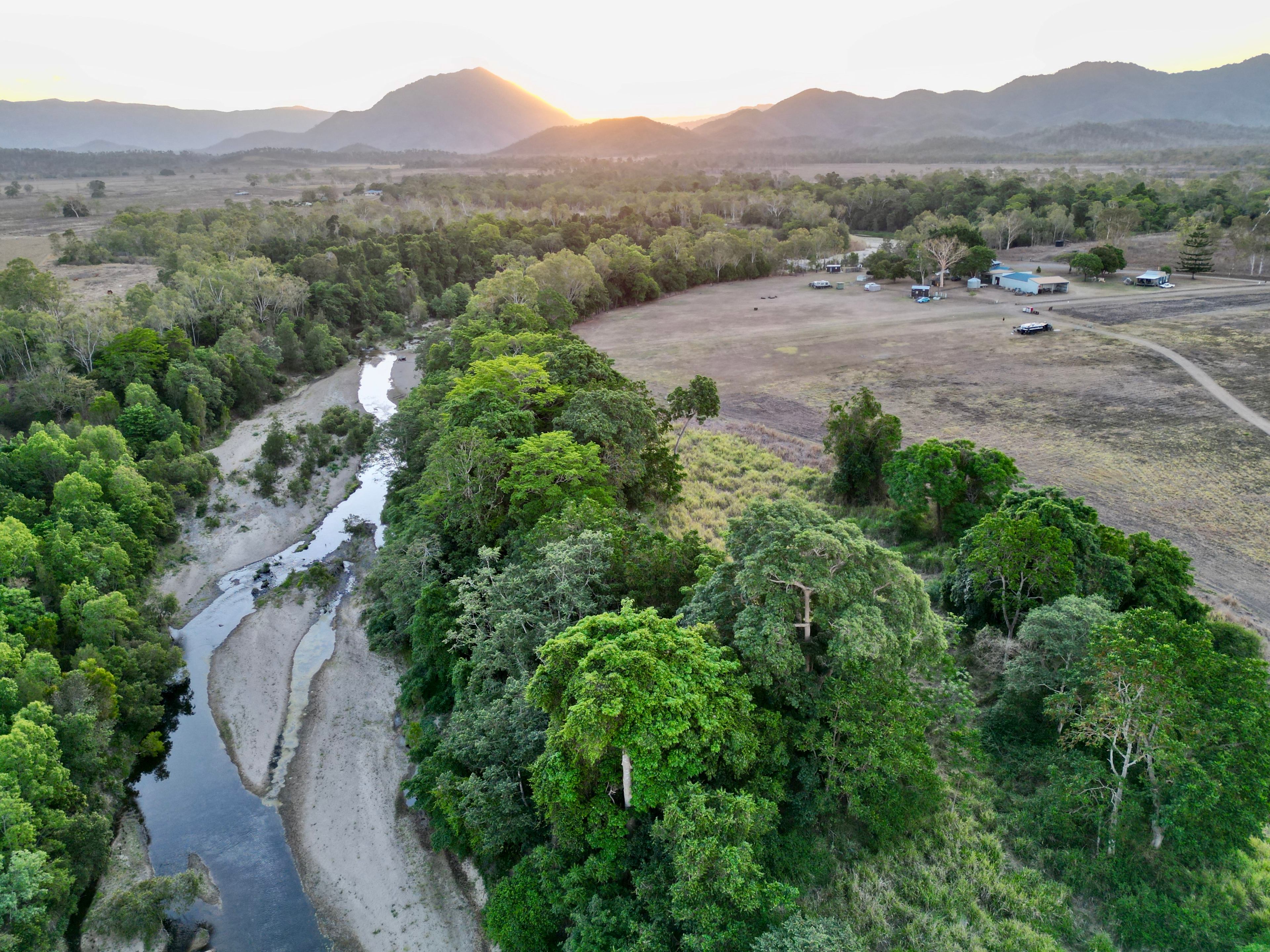 Another view showing the main campground 