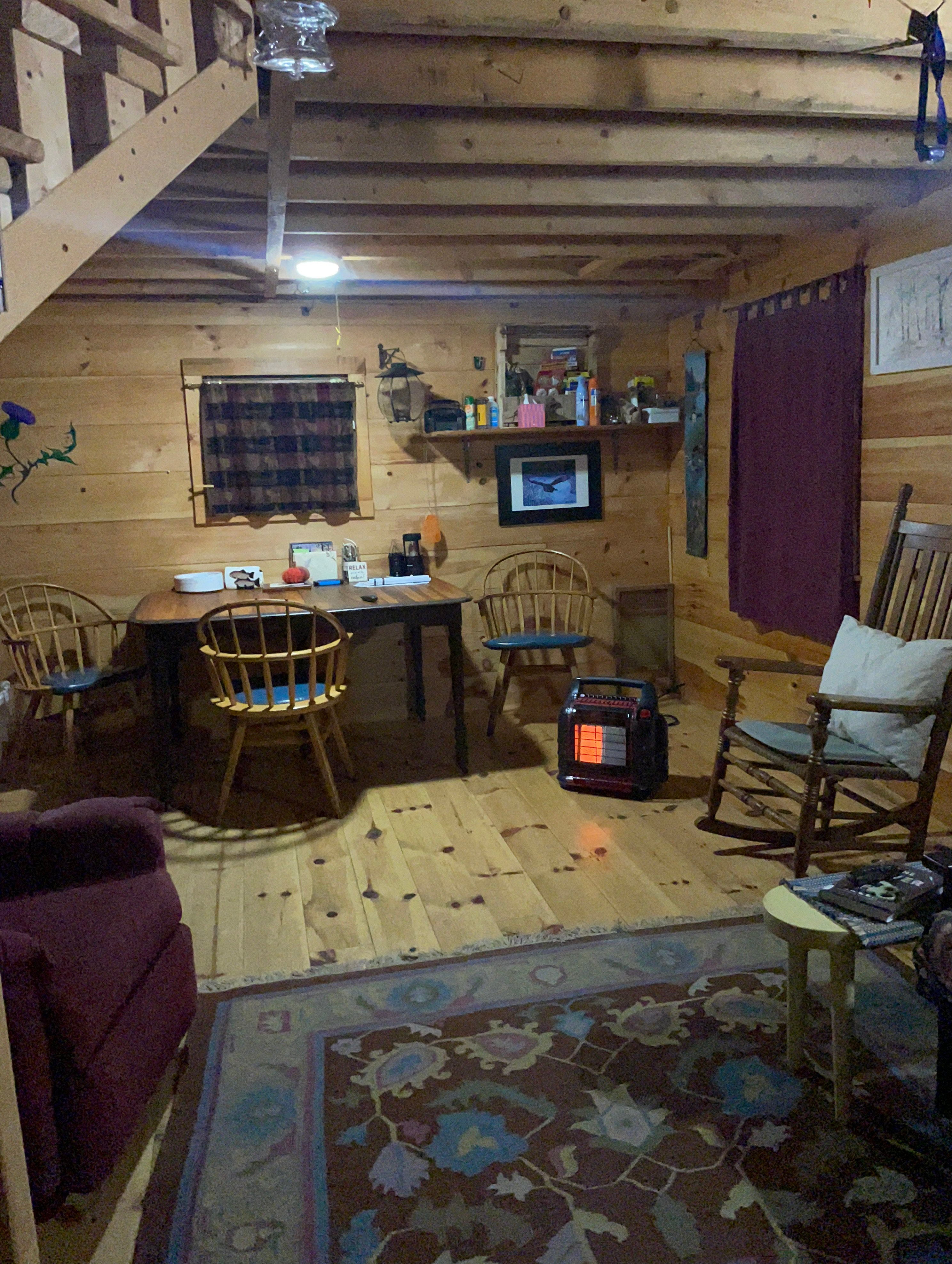 Unplugged, No electricity, no wifi.