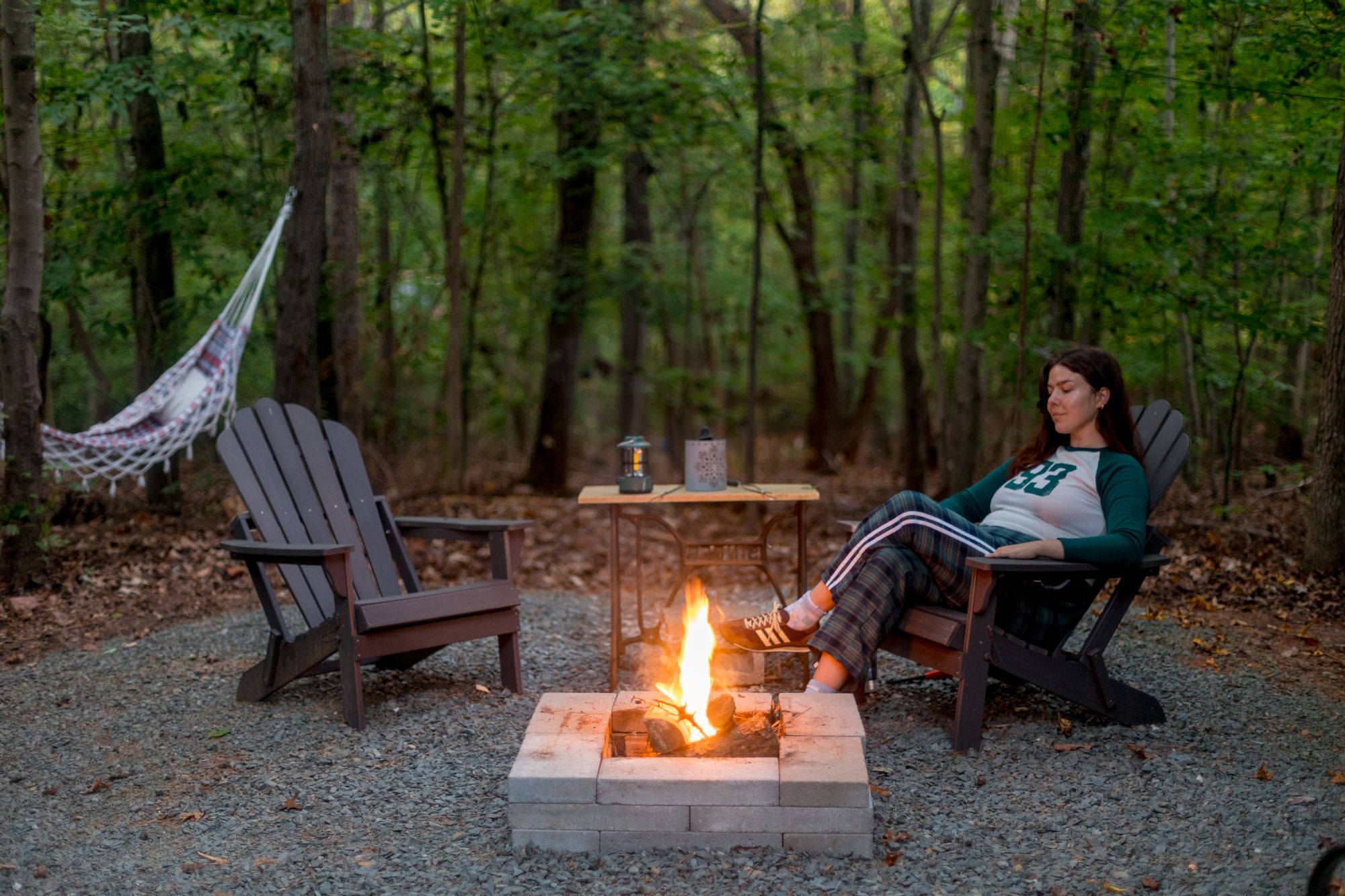 Firewood and food are provided for your stay.