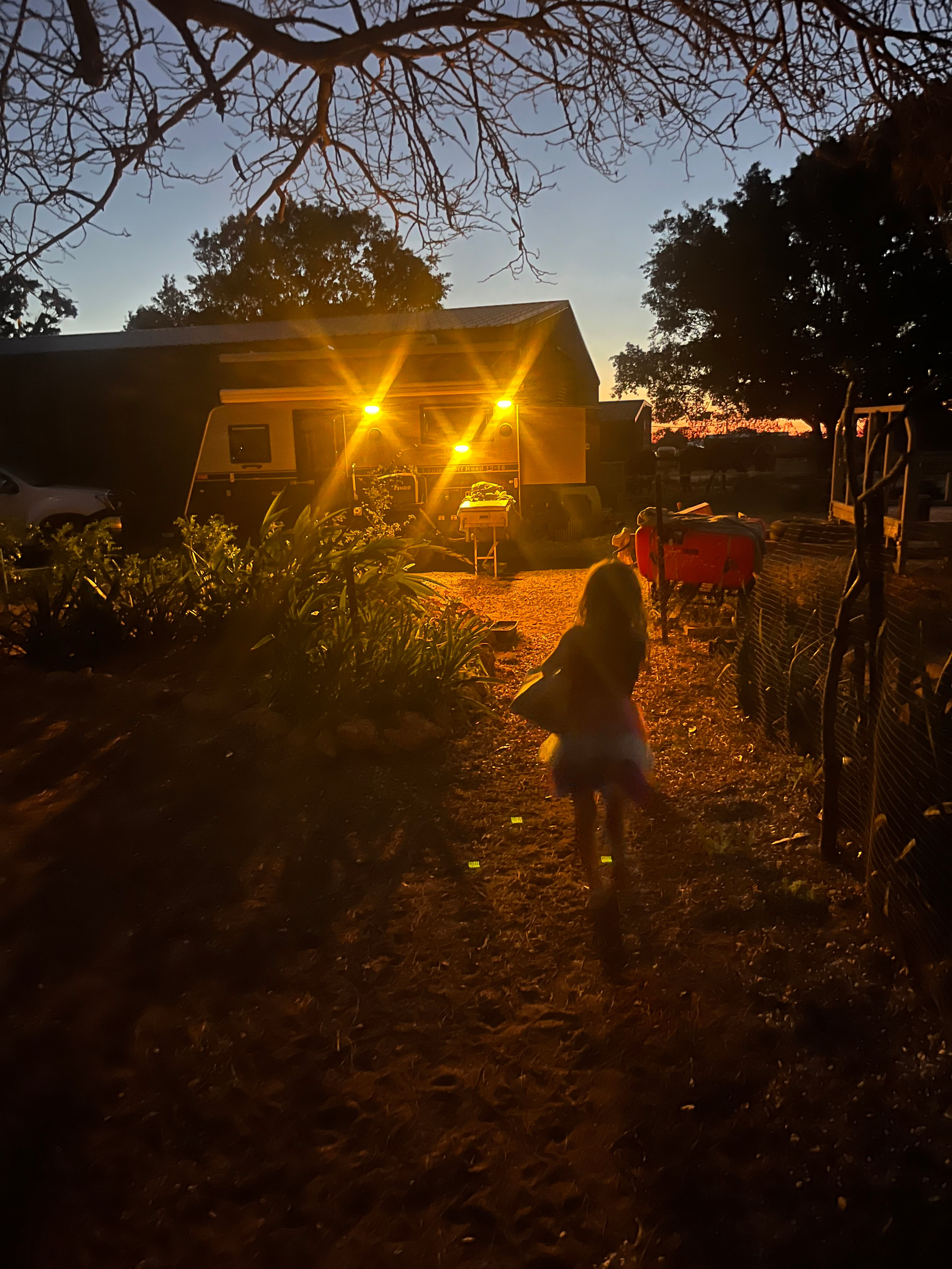 The little garden by the camp site