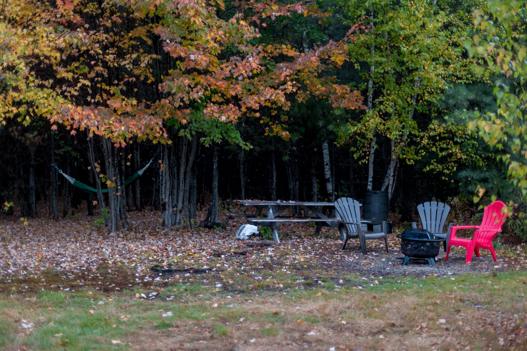 Full view of the camp site