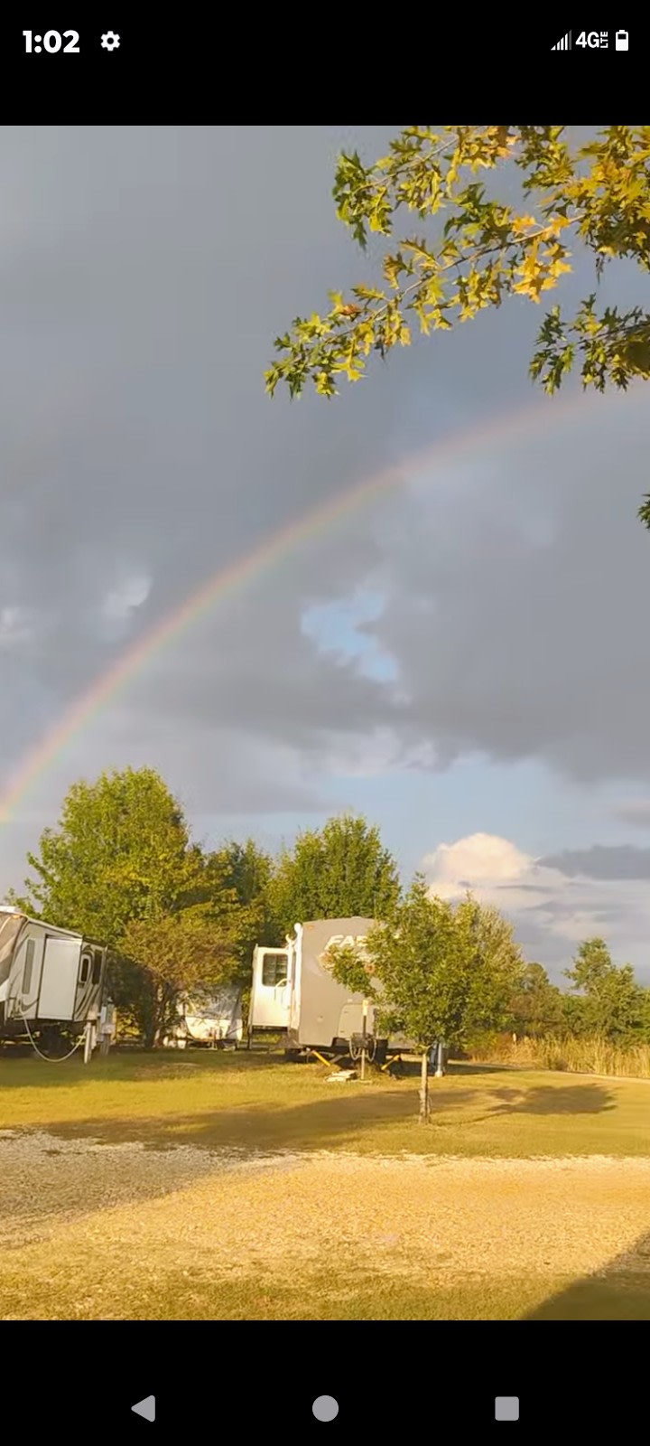 Rainbow over Gofish simply beautiful 