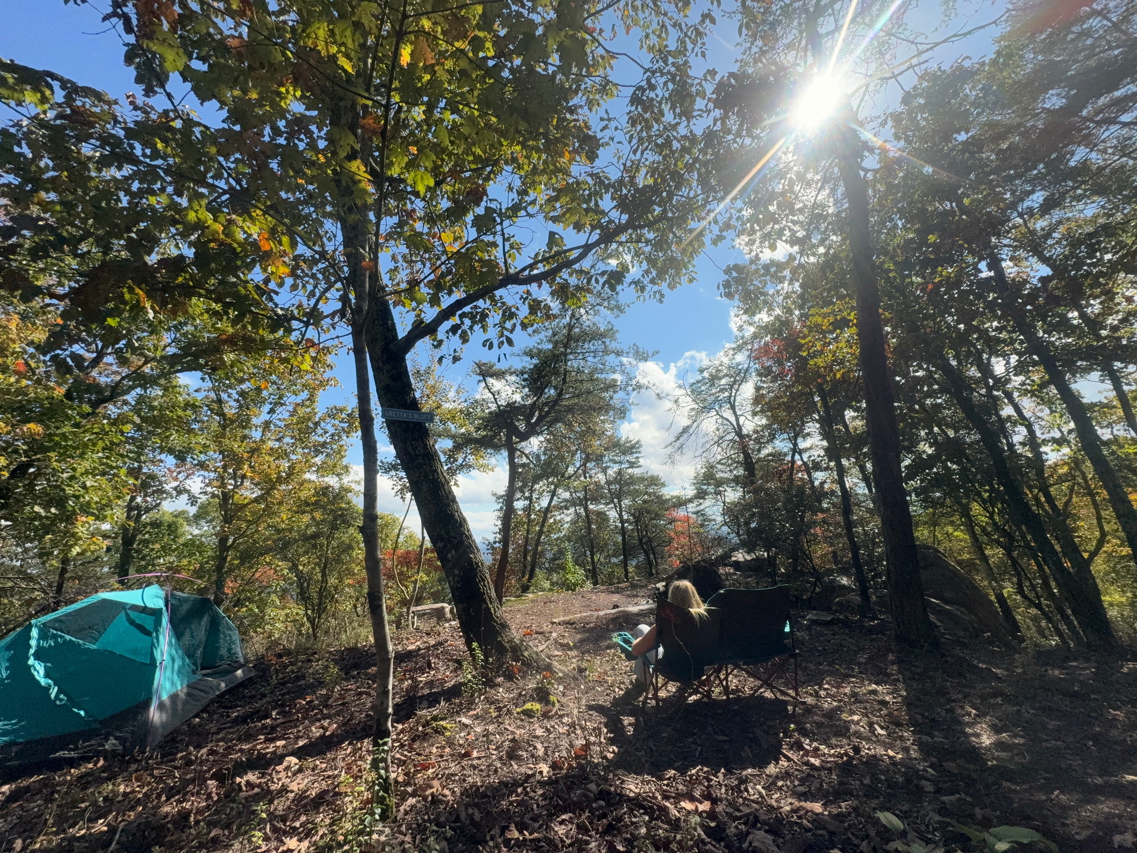 Creekside Bluff Primitive Camping