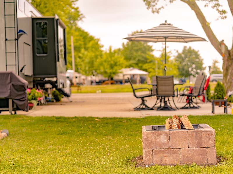 Sun Retreats Rock River